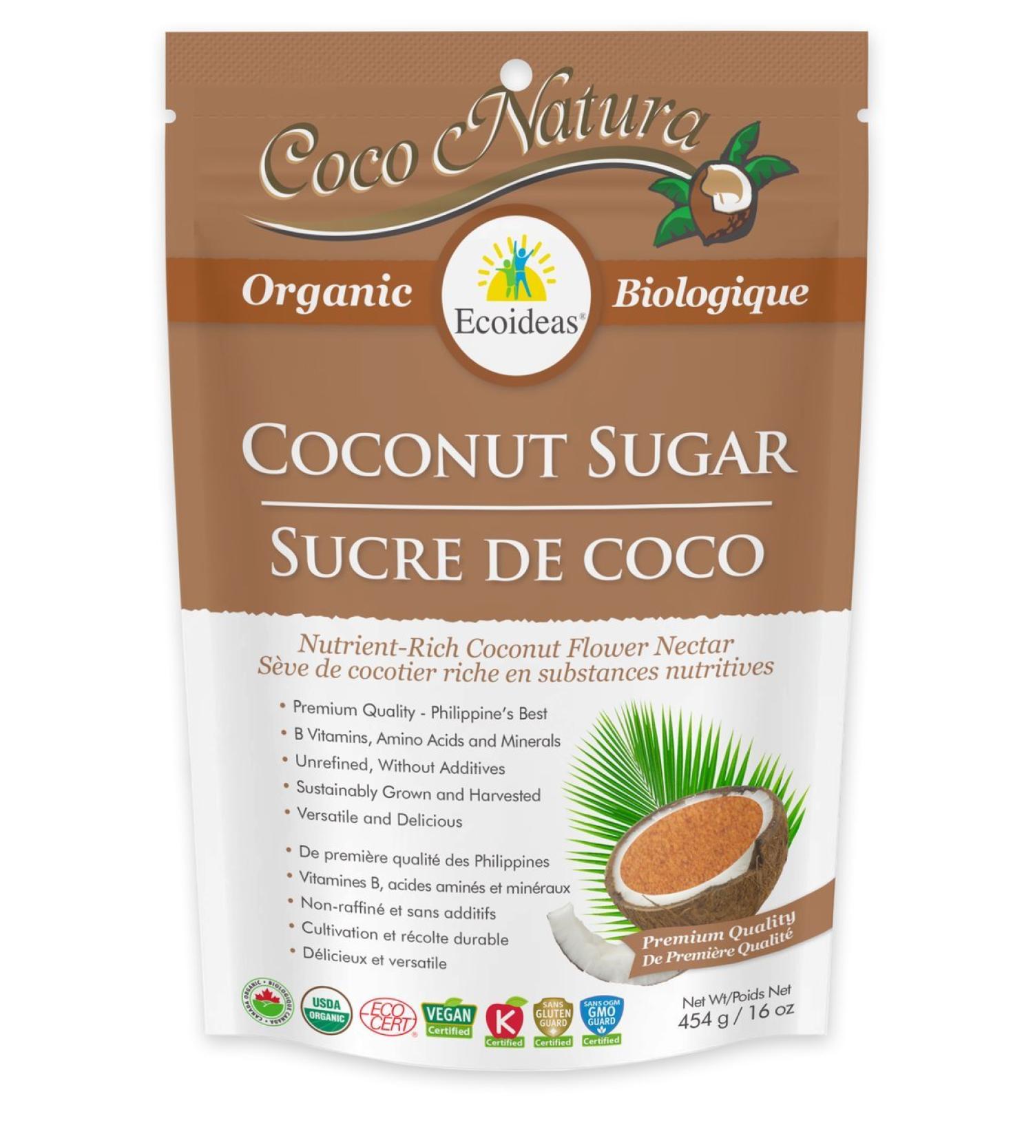 Ecoideas Coco Natura-Organic Coconut Sweetener 454g - Buy Online on GoSupps.com
