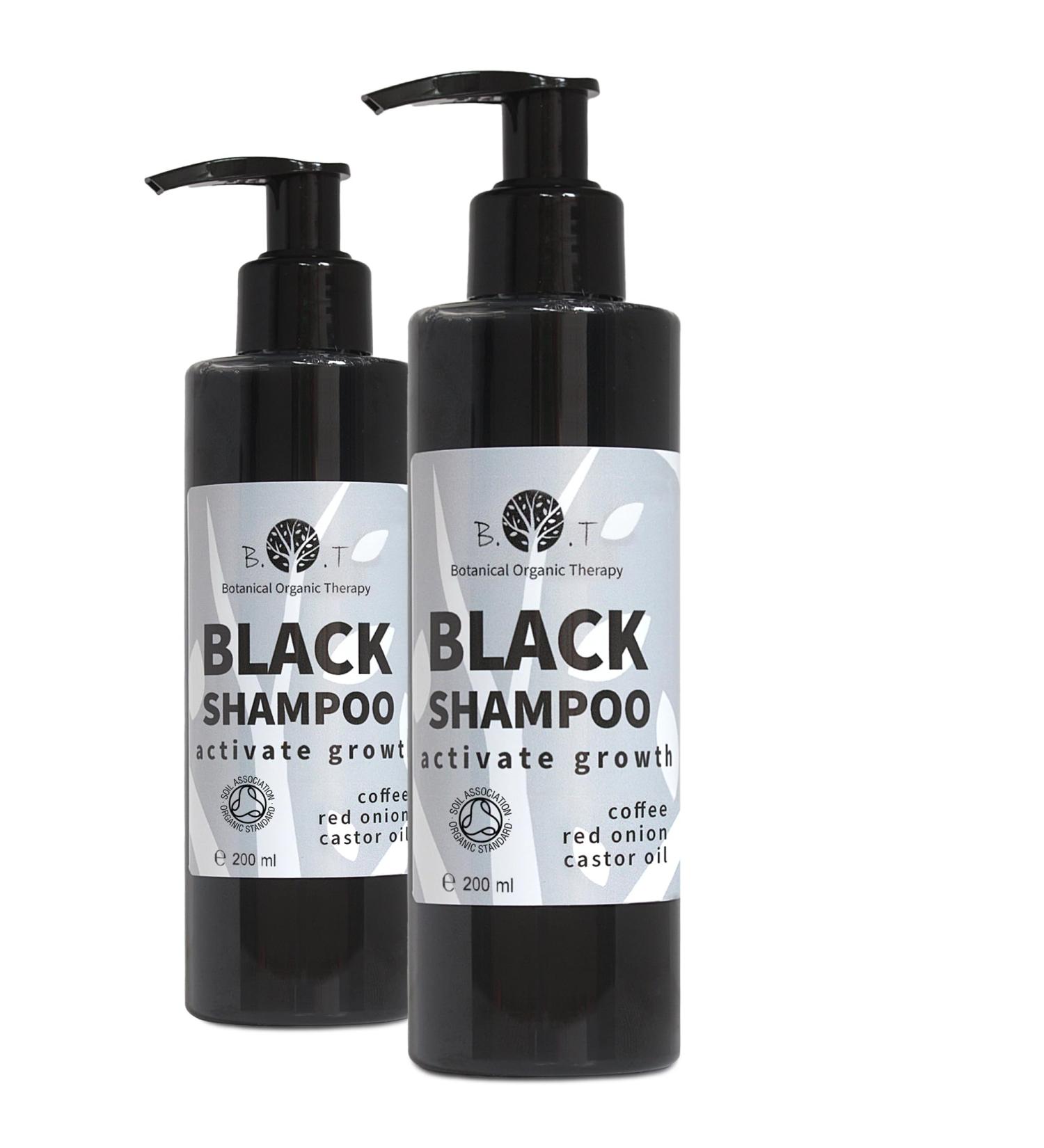 Onion Caffeine and Castor Oil Shampoo for Oily Hair: Anti-Dandruff Hair and Beard Volume Anti Hair Loss Moisturizing Hair Growth. SULFATE FREE - 2 x 200 ml - Buy Online on GoSupps.com