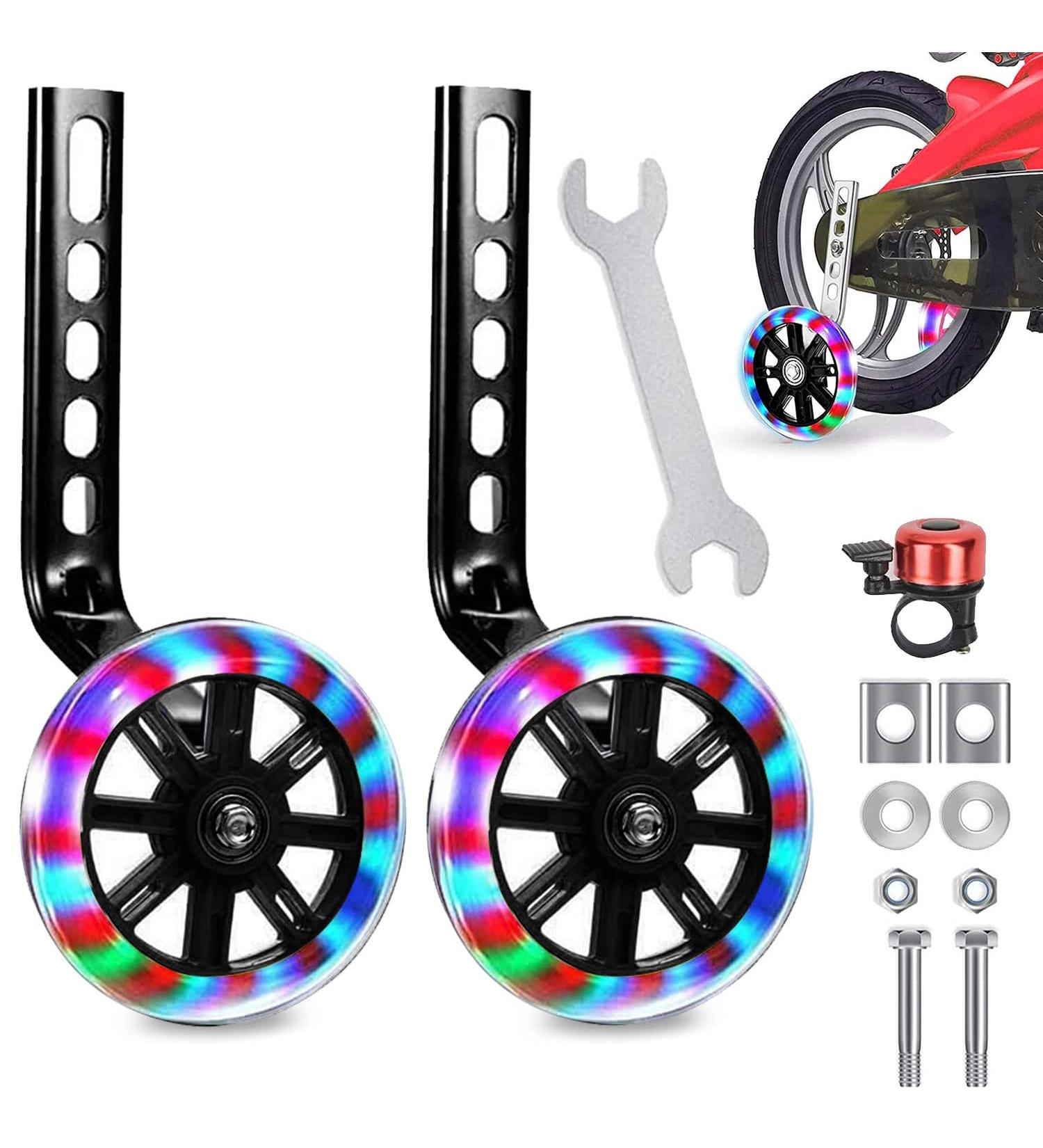 Buy Sunshine Smile 2-Piece Universal Support Wheels for Children's Bikes - Durable Black Iron Training Wheels for Kids - Buy Online on GoSupps.com