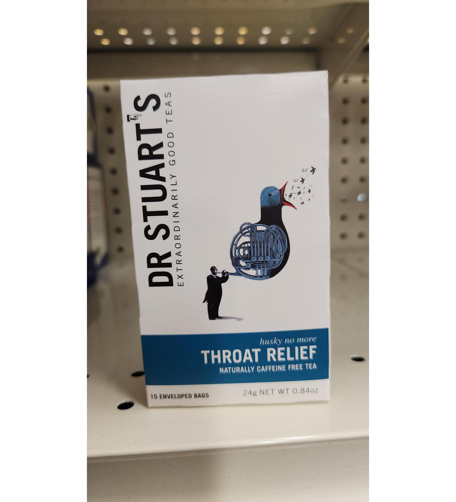 Dr. Stuart's Herbal Teas Throat 15 Tea Bags Each