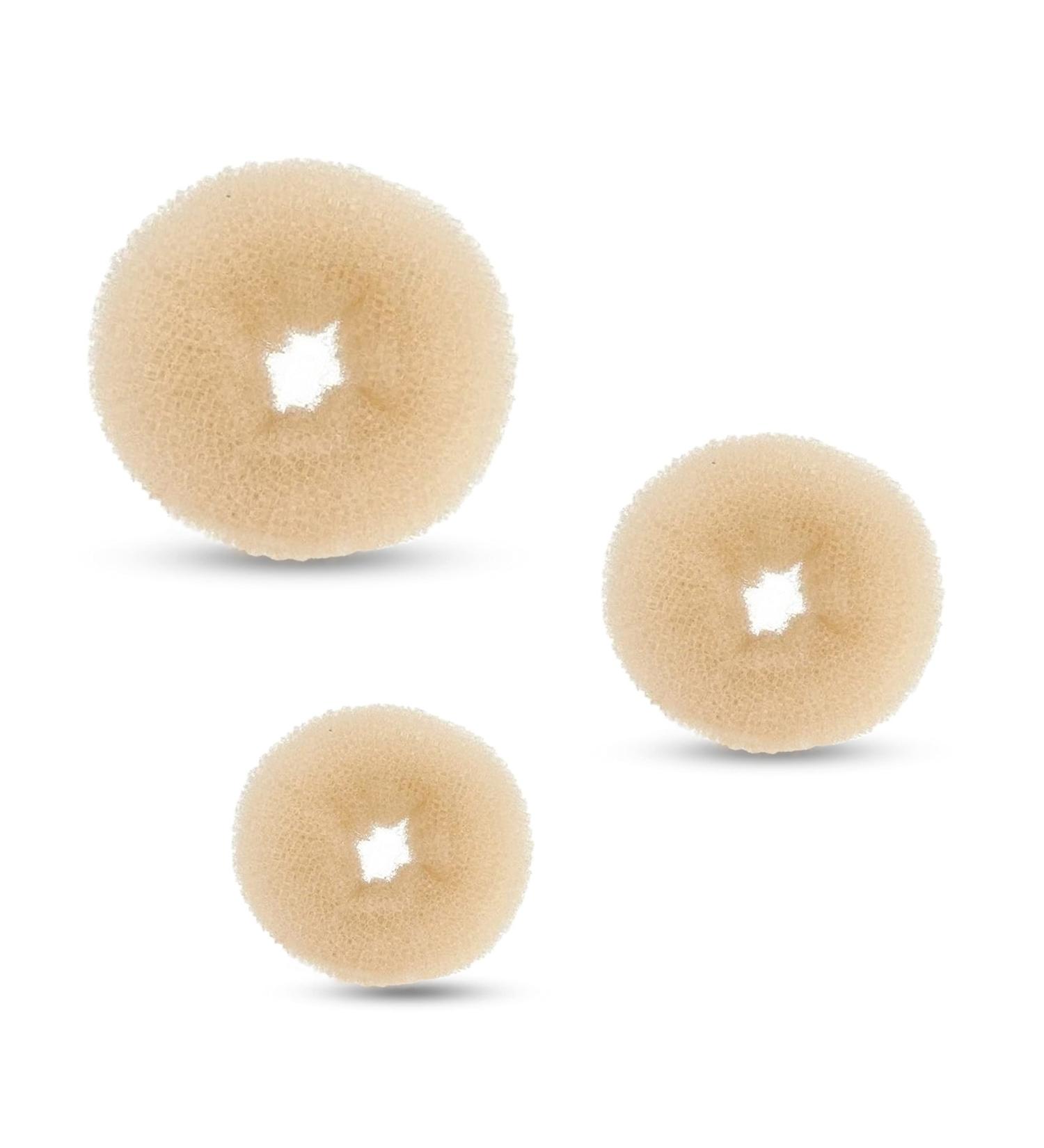 Beaute Galleria Mini Kids Hair Donut Bun Maker Set - Beige/Blonde - Buy Online on GoSupps.com