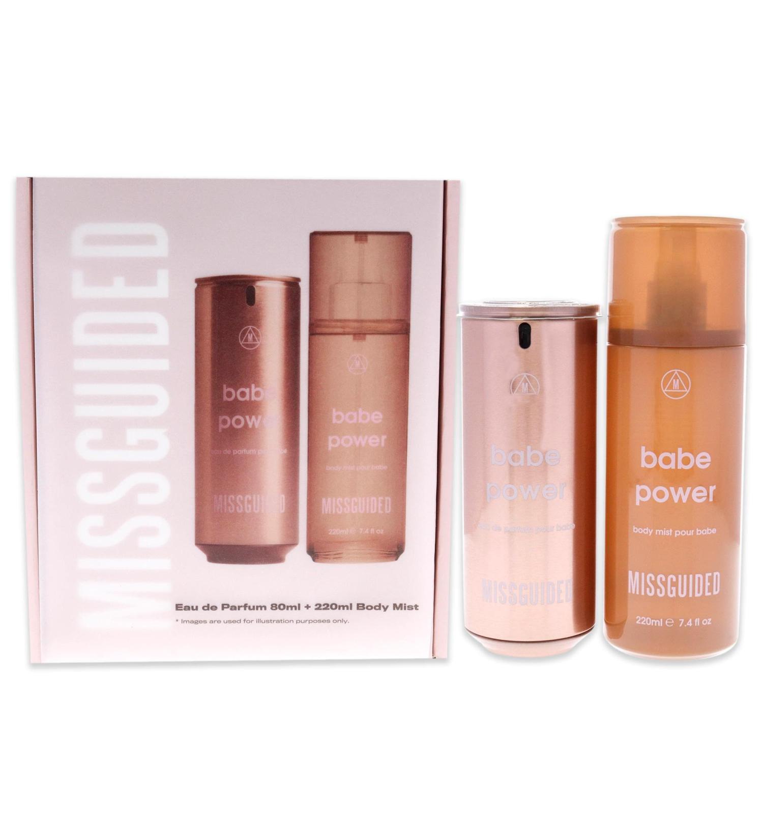 Missguided Babe Power Women 2.7oz EDP Spray 7.4oz Body Mist 2 Pc Gift Set - Buy Online on GoSupps.com