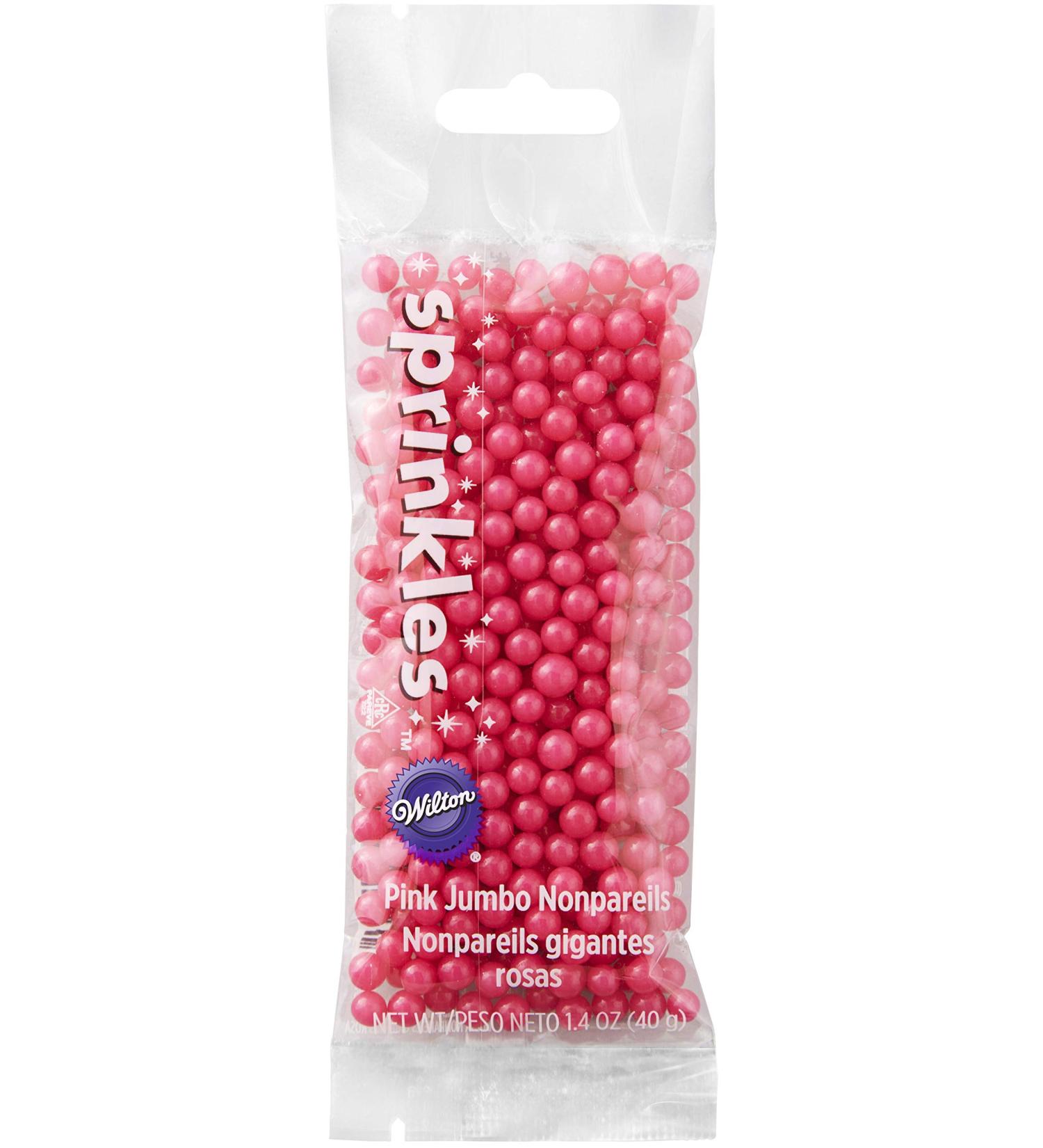 Jumbo Nonpareils Pouch-Pink