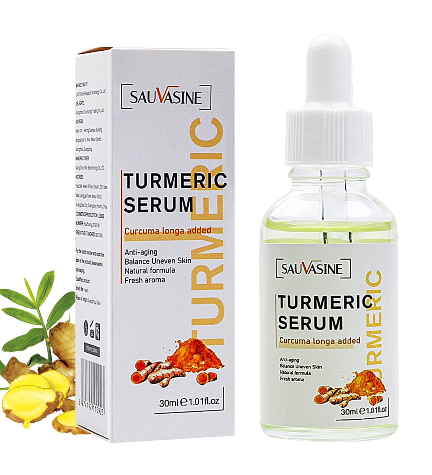 Turmeric Dark Spot Corrector Serum Turmeric Repair face care Face Serum Bright Skin Moisturizing Repair Whitening Serum for Face 2022 New Organic Skin Lightener (1PC) - Buy Online on GoSupps.com
