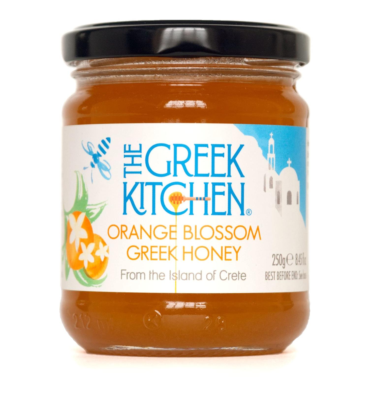 The Greek Kitchen Orange Blossom Honey Unheated & Unpasteurised 250 g - Buy Online on GoSupps.com