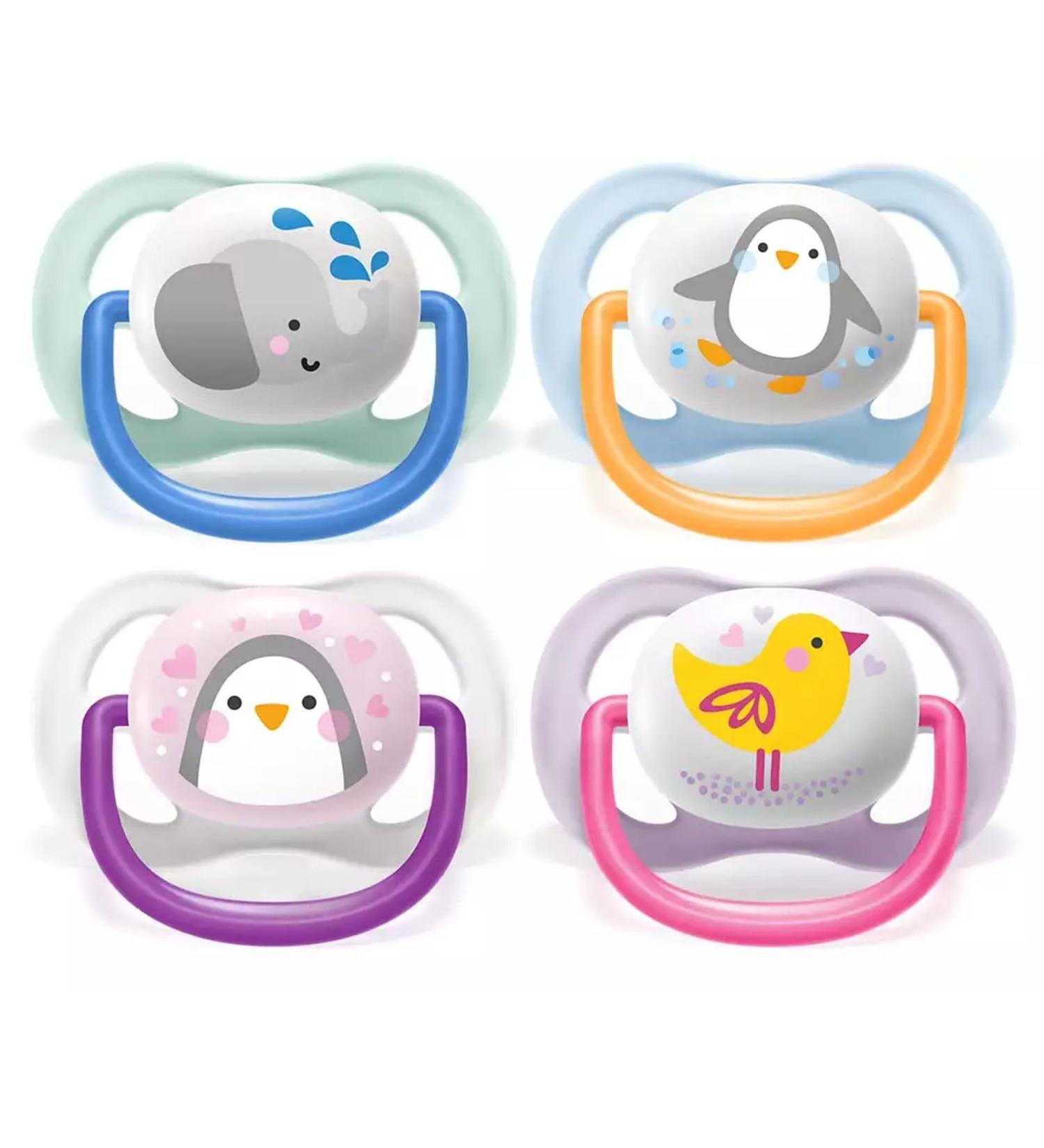 Buy Philips Avent Ultra Air Pacifier for 0-6 Months | 2-Piece Animal Set - International Shipping Available - Buy Online on GoSupps.com