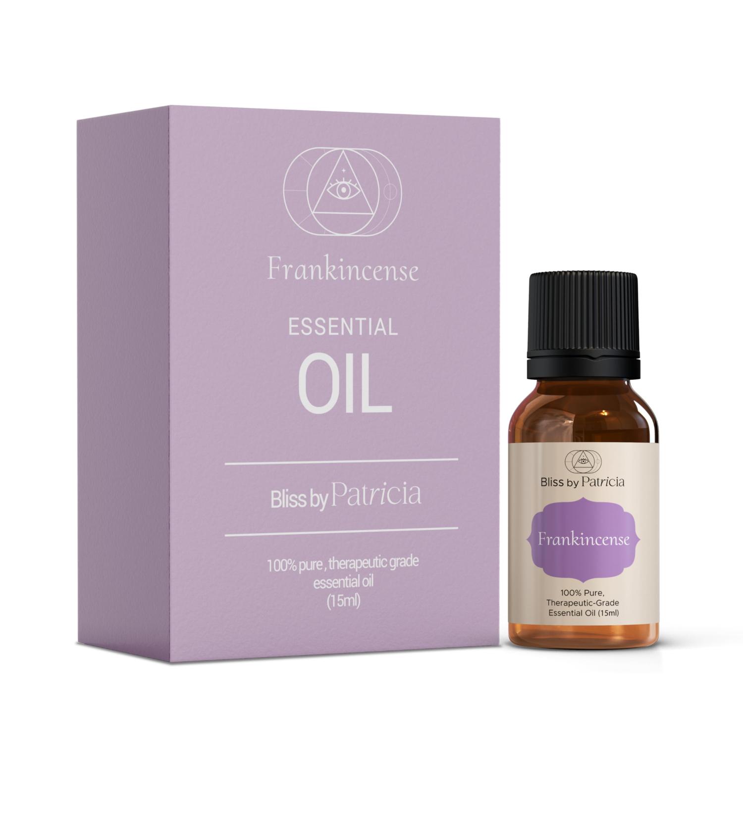 Bliss by Patricia Frankincense Essential Oil 100% Pure Undiluted & Wild-Harvested Boswellia Carteri | Lab-Tested for Purity | Therapeutic Grade for Aromatherapy Skincare Massage & Meditation - Buy Online on GoSupps.com