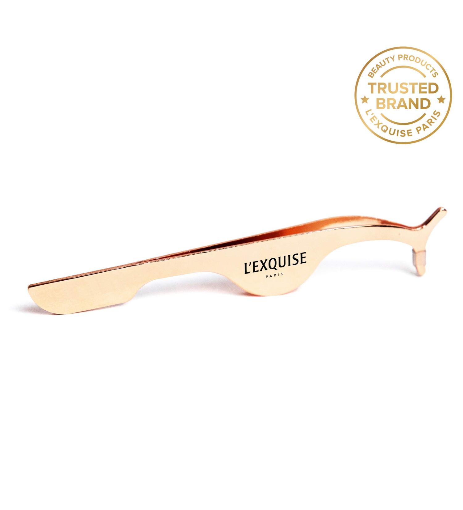 Professional Magnetic False Eyelash Extension Applicator | Golden Stainless Steel Tweezer for Easy Lash Application & Removal | Multifunctional Beauty Tool - Buy Online on GoSupps.com