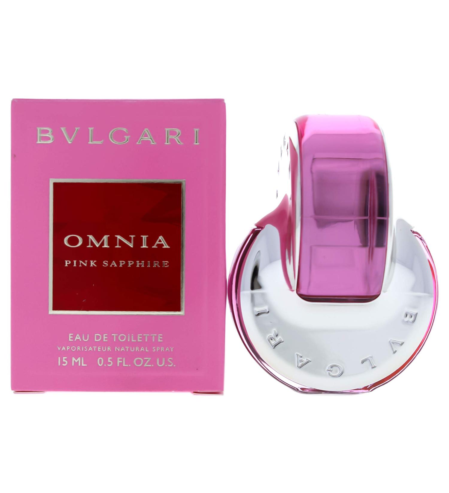 Bvlgari Omnia Pink Sapphire By Bvlgari for Women - 0.5 Oz Edt Spray (mini) 0.5 Oz 0.5 Ounce (Pack of 1)