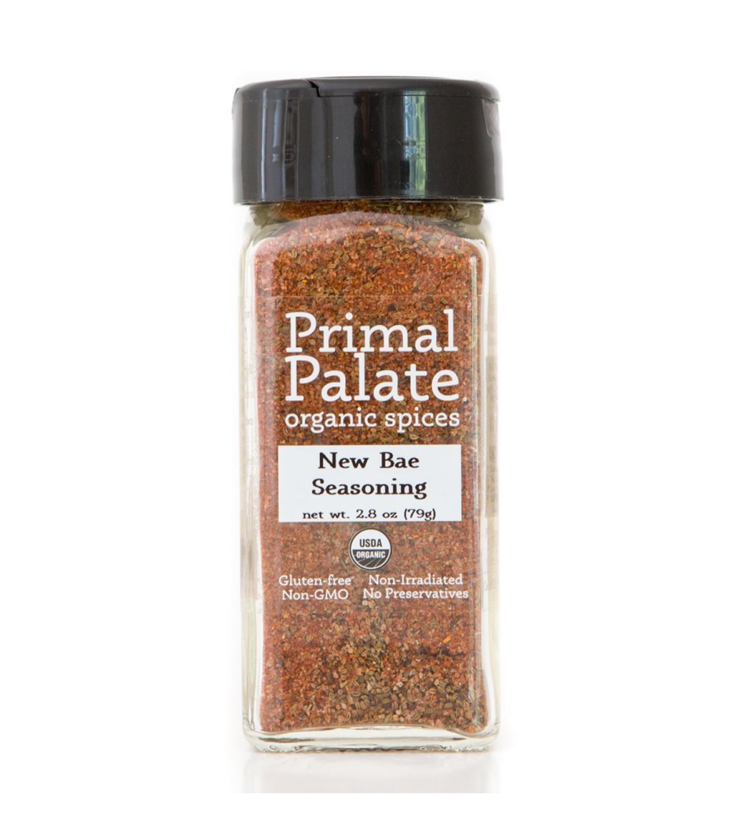 Primal Palate Organic Spices New Bae Seasoning - Certified Organic - 2.8 oz Bottle - Buy Online on GoSupps.com