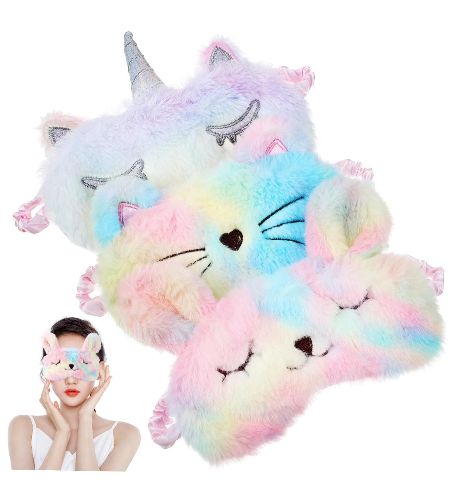 Beaupretty 9 Pcs Unicorn Eye Masks - Sleep Masks for Kids & Adults | Comfortable Polyester Blindfolds for Travel & Snoring Relief - Buy Online on GoSupps.com