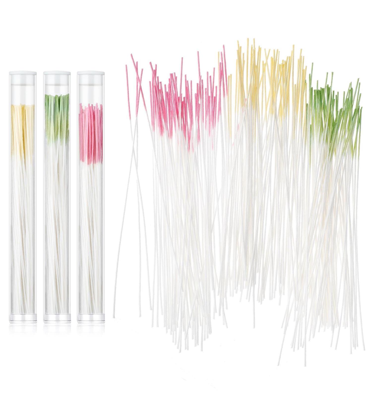 Simarro 180Pcs Disposable Earrings Hole Cleaner - Ear Care Kit for Piercing Aftercare Odor Removal | Green Rose Red Yellow - Buy Online on GoSupps.com