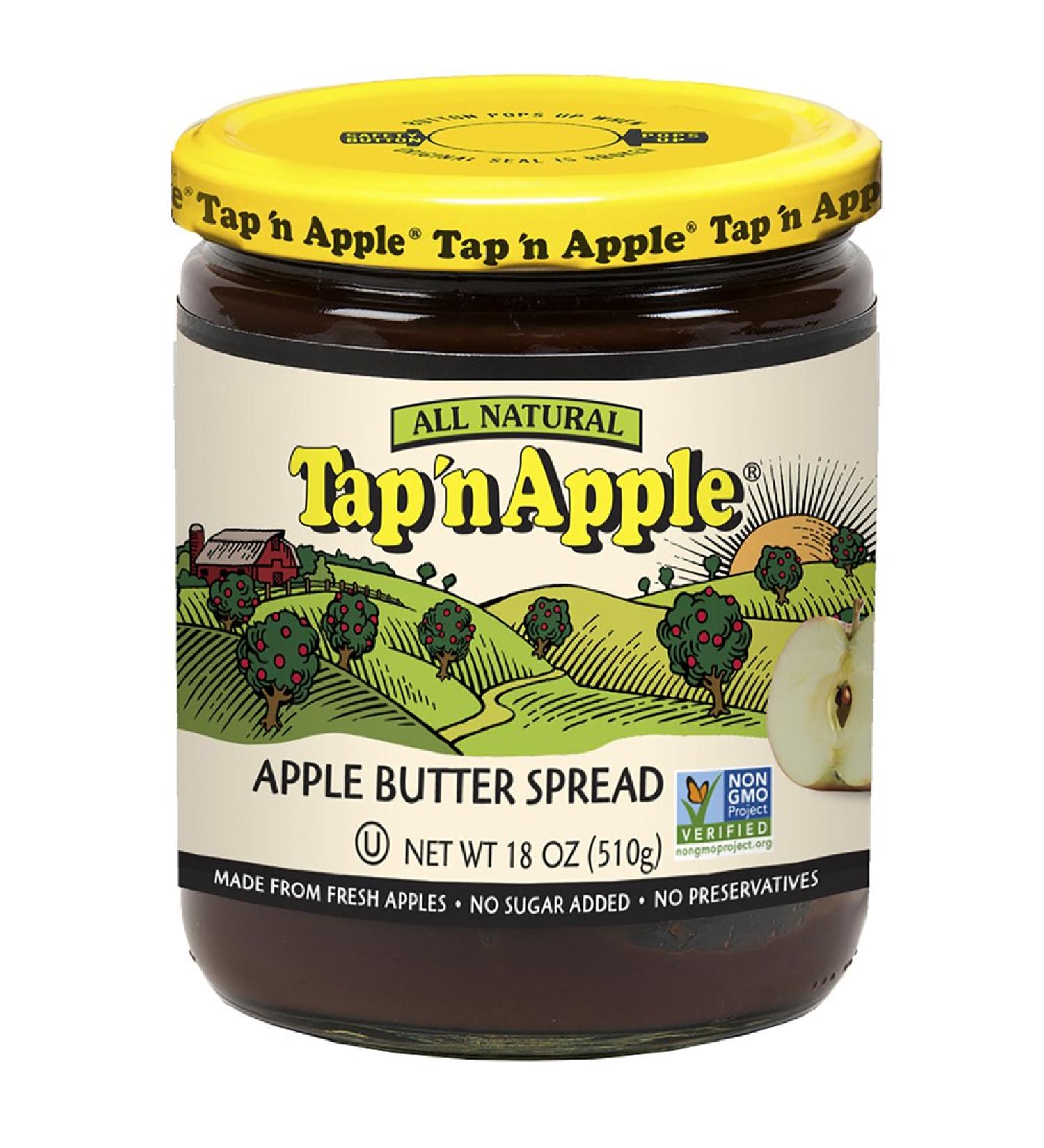 Tapn Apple 18oz Apple Butter Spread - Delicious and Natural Fruit Spread - Buy Online on GoSupps.com