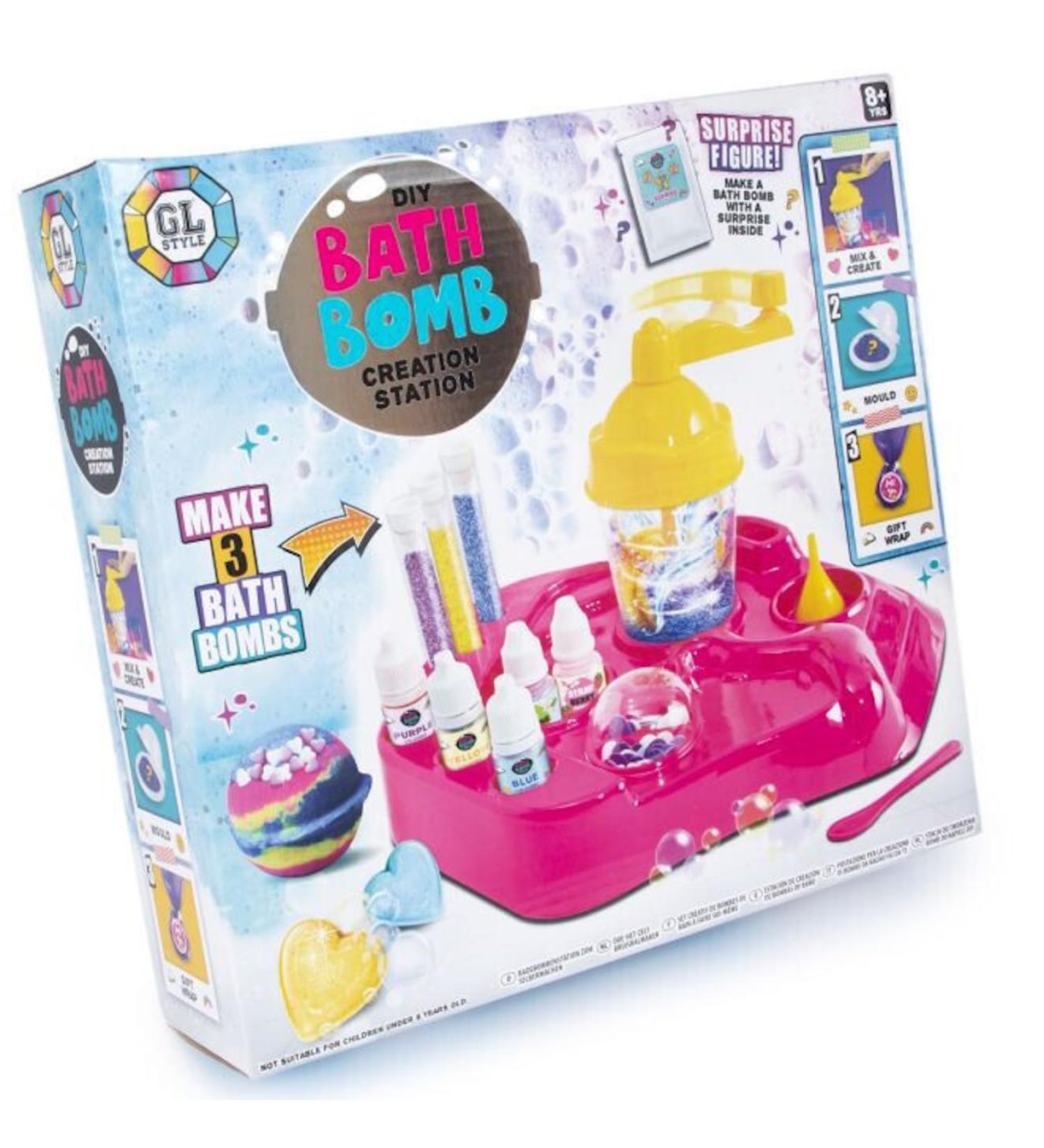 Quickdraw Kids Make Your Own Colourful Scented Fizzing Bath Bombs Childrens Craft Kit for Ages 8+ - Buy Online on GoSupps.com