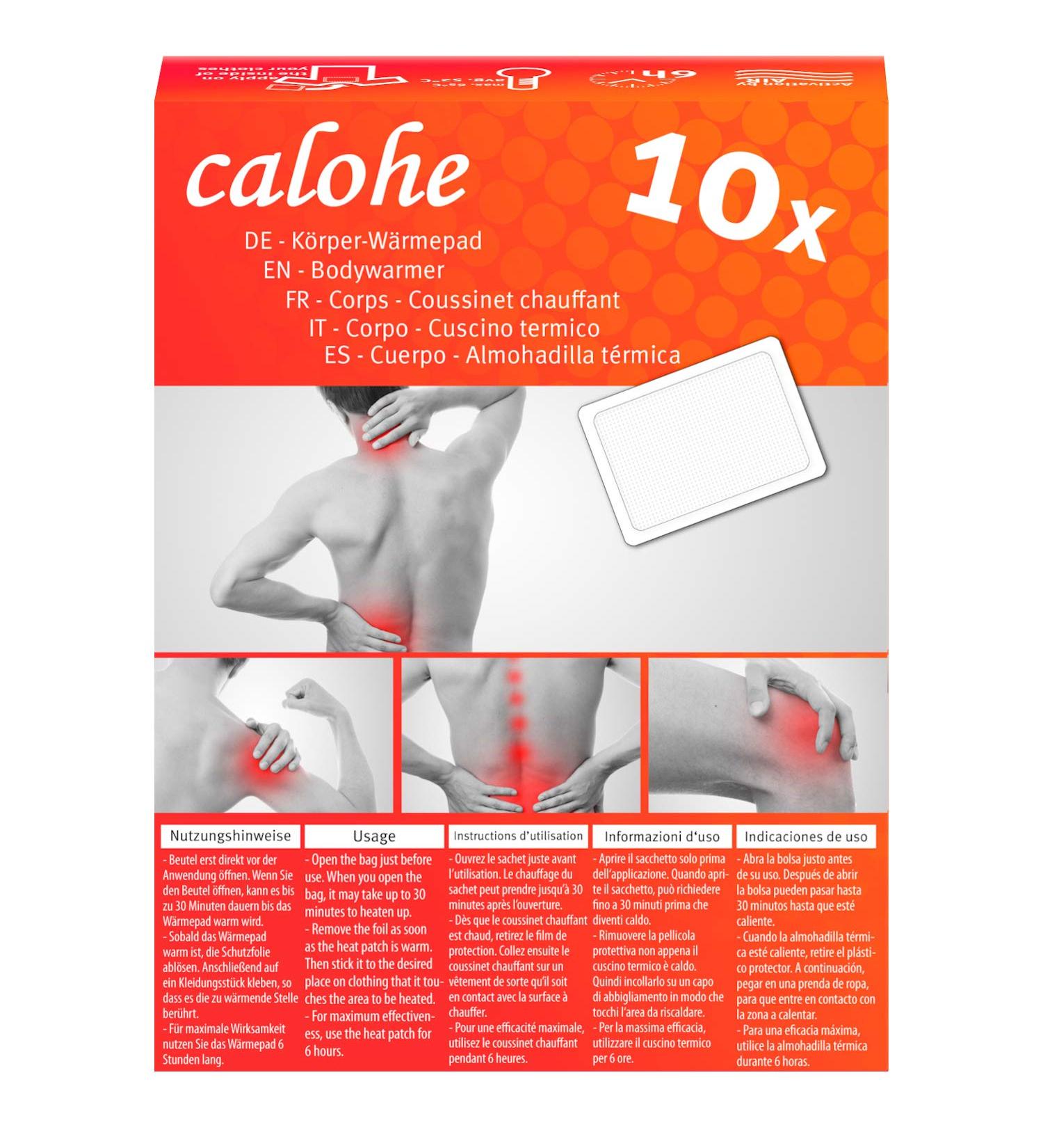 10-Pack Heat Paving Pads for Back Shoulder & Neck | Thermal Massage Relaxation Heat Donor | Body Warmer 10x13 cm - Buy Online on GoSupps.com