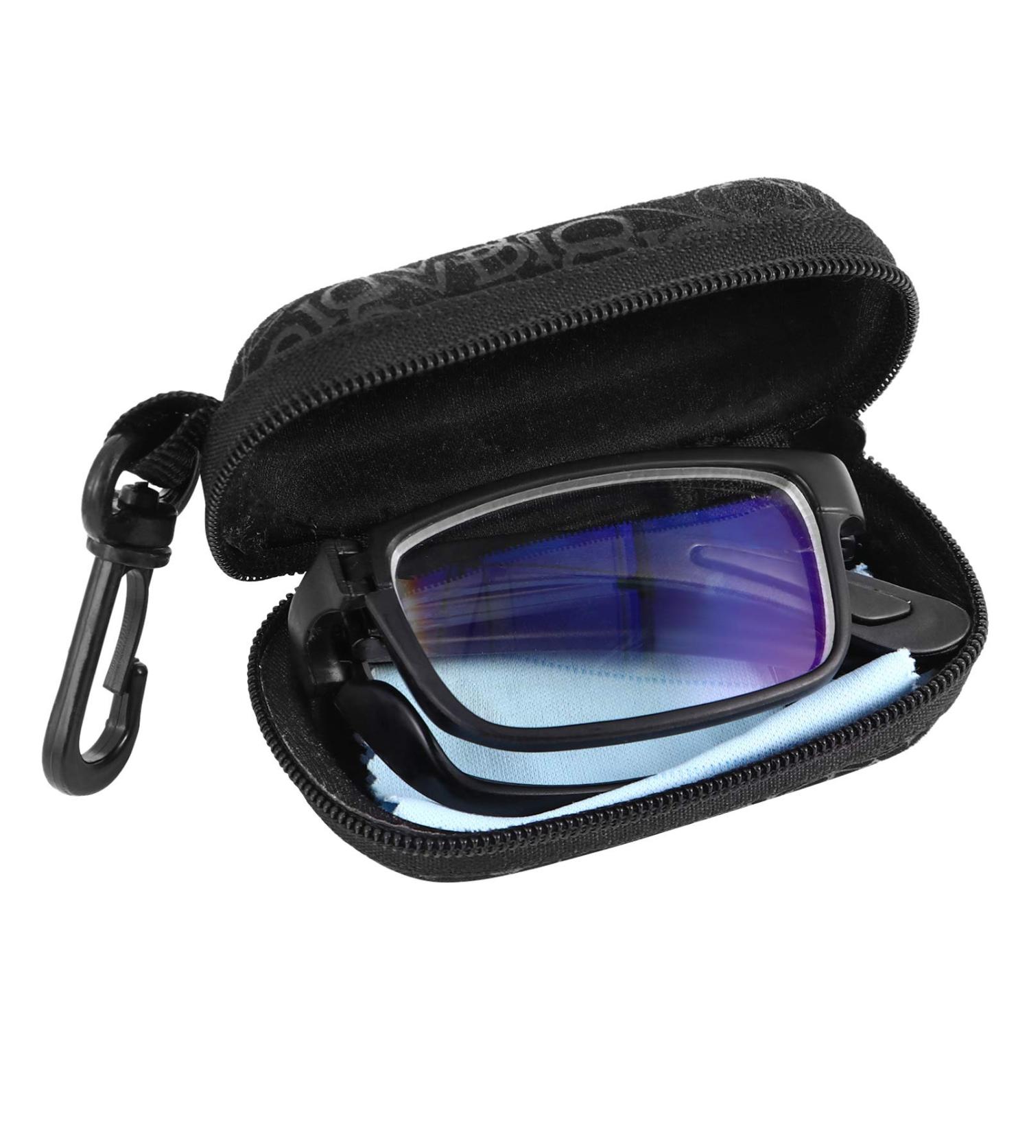 EXCEART 4.0 Folding Reading Glasses - Black Myopia Glasses for Nearsightedness with Portable Bag - Perfect Distance Vision Solution - Buy Online on GoSupps.com