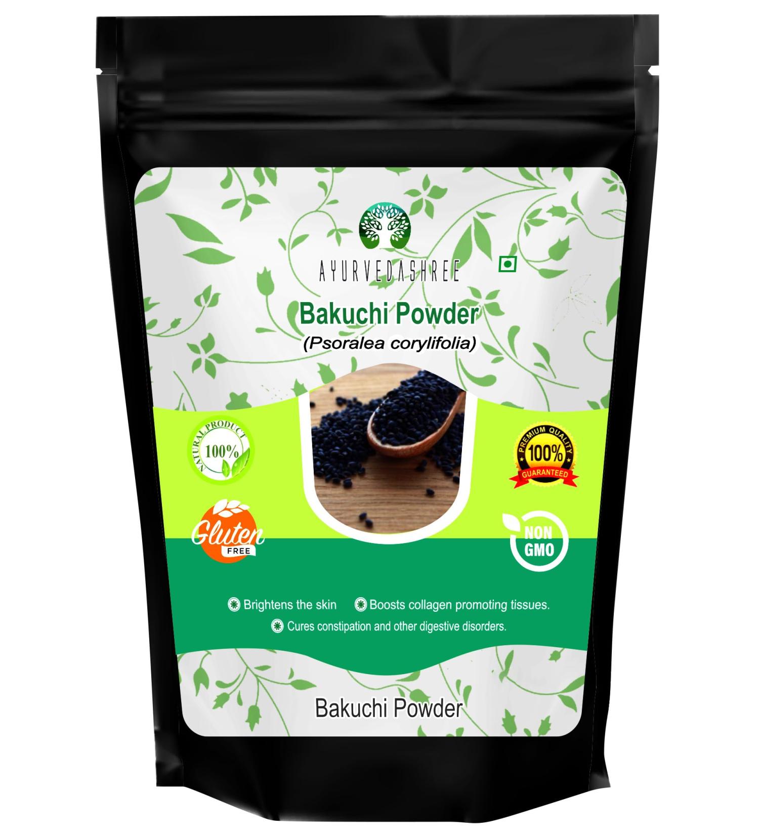 Buy Bakuchi Powder 50 Gm | Psoralea Corylifolia for Skin Care | Even Skin Tone & Bone Strength | International Shipping - Buy Online on GoSupps.com