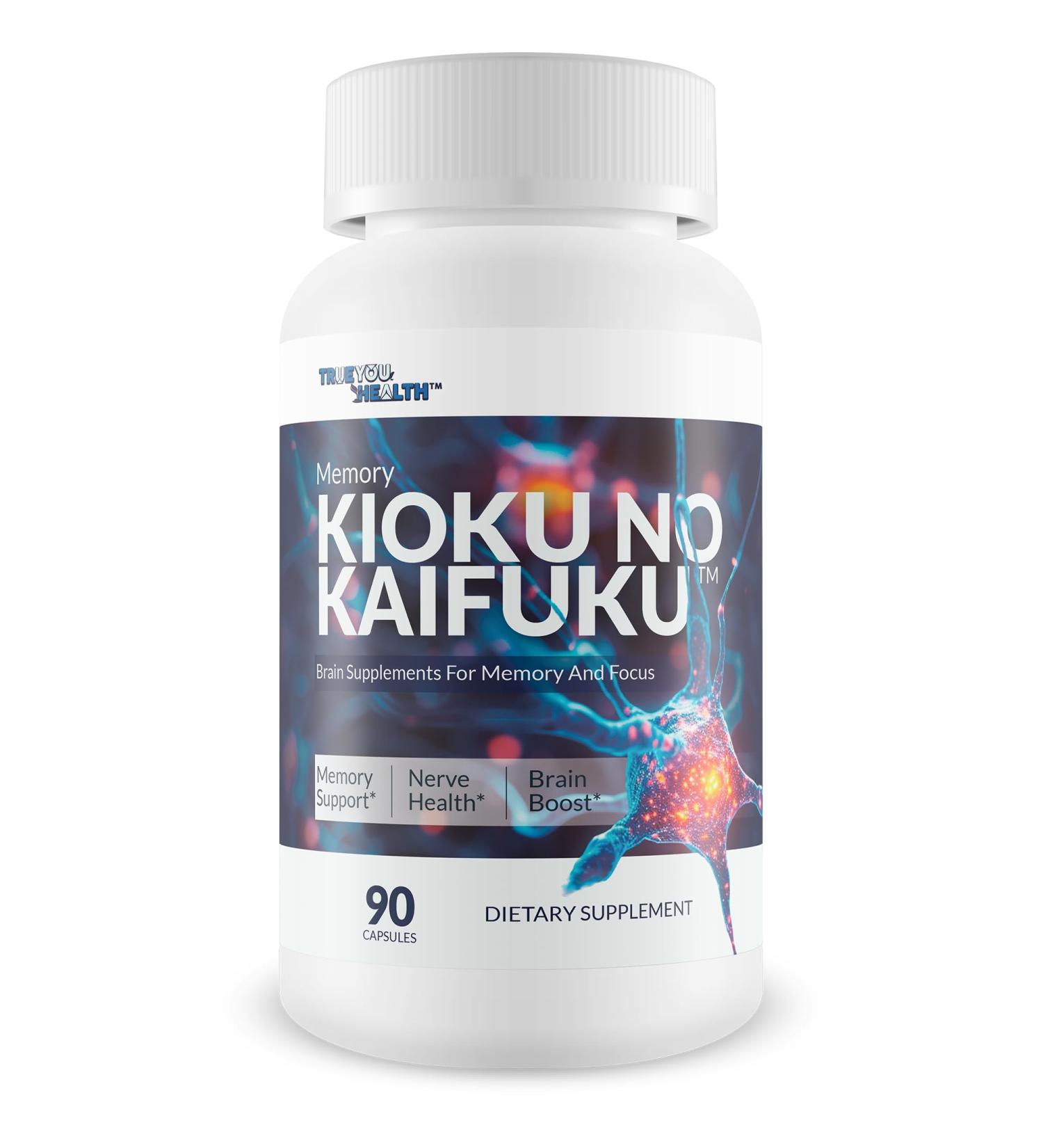 True You Health Memory Kioku No Kaifuku - Our Best Brain Supplements for Memory and Focus - Brain Booster Supplement - Improved Neuro Power Iron Brain Formula - Memo Boost Brain Honey Trick - Buy Online on GoSupps.com