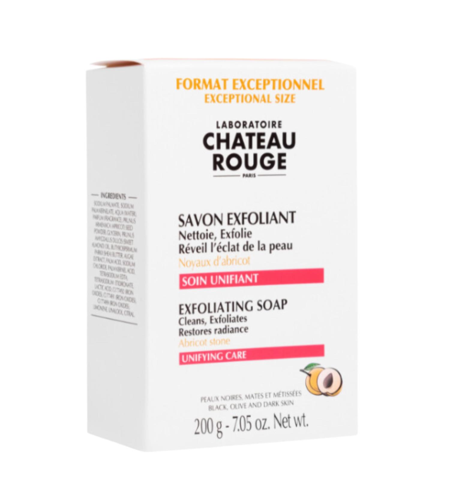  Laboratoire Ch teau Rouge CH TEAU ROUGE LABORATORY - Apricot Kernel Exfoliating Soap - solid soap - Smooth and Radiant Skin - apricot kernel extracts - Face and Body - 200g - Buy Online on GoSupps.com