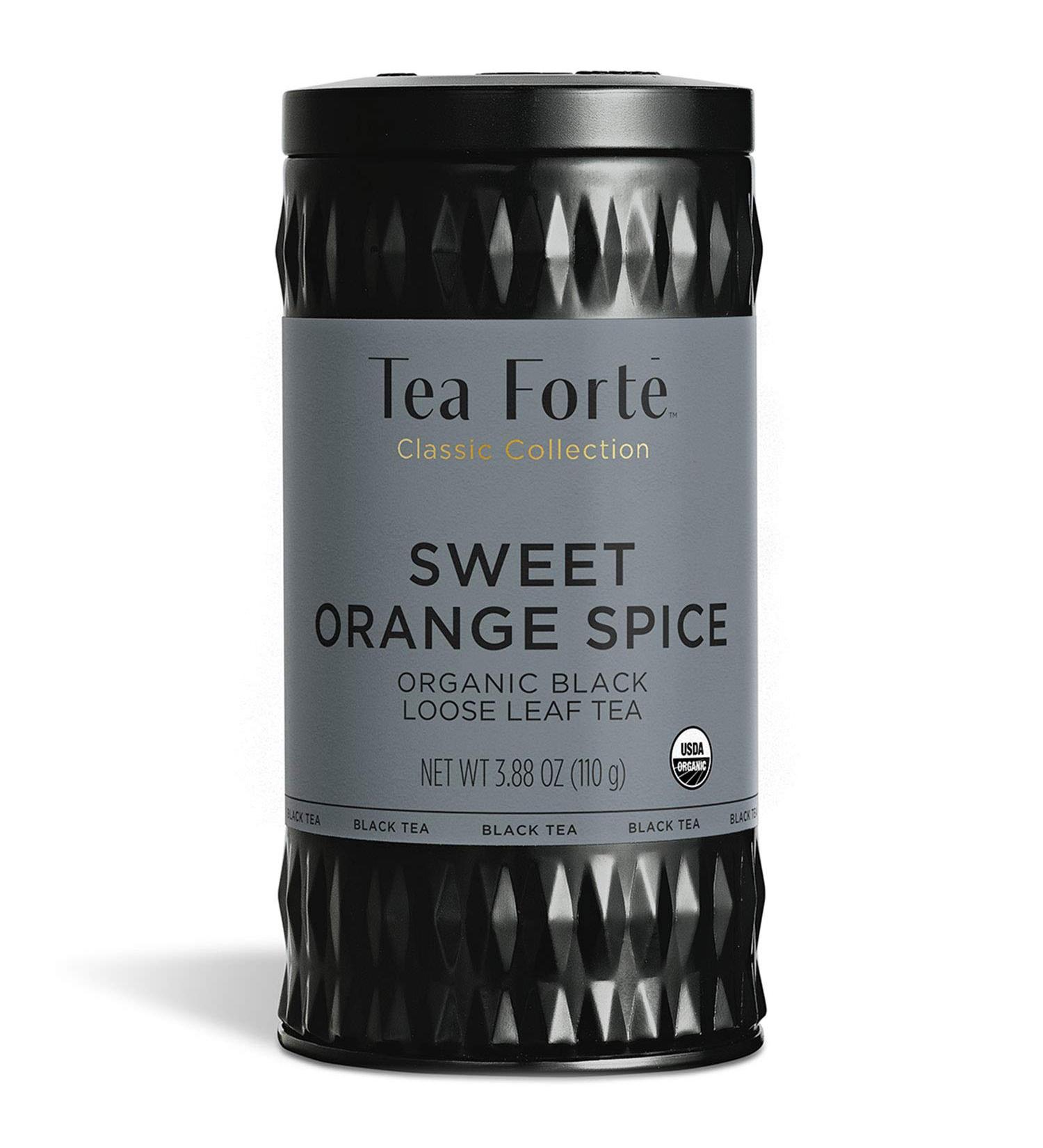 Tea Fort Sweet Orange Spice - Organic Green Tea in Fresh Aluminum Tin | 130g | Premium International Shipping - Buy Online on GoSupps.com