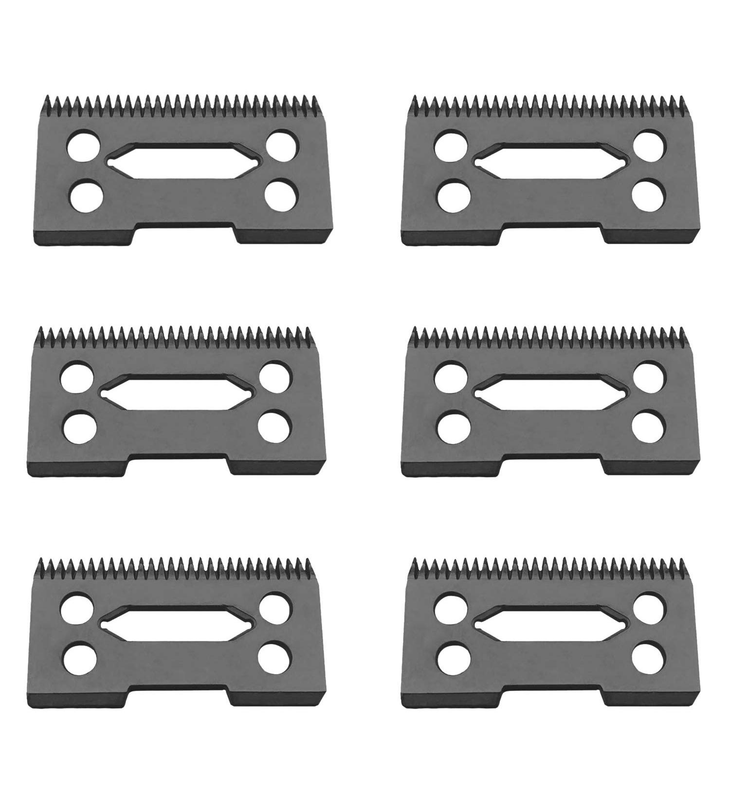 Molieeigin 6 Pcs Ceramic Blade Ceramic Replacement Cutter 28 Teeth Ceramic Clipper Blade Replacement Cutter 2-Hole Clipper Black - Buy Online on GoSupps.com