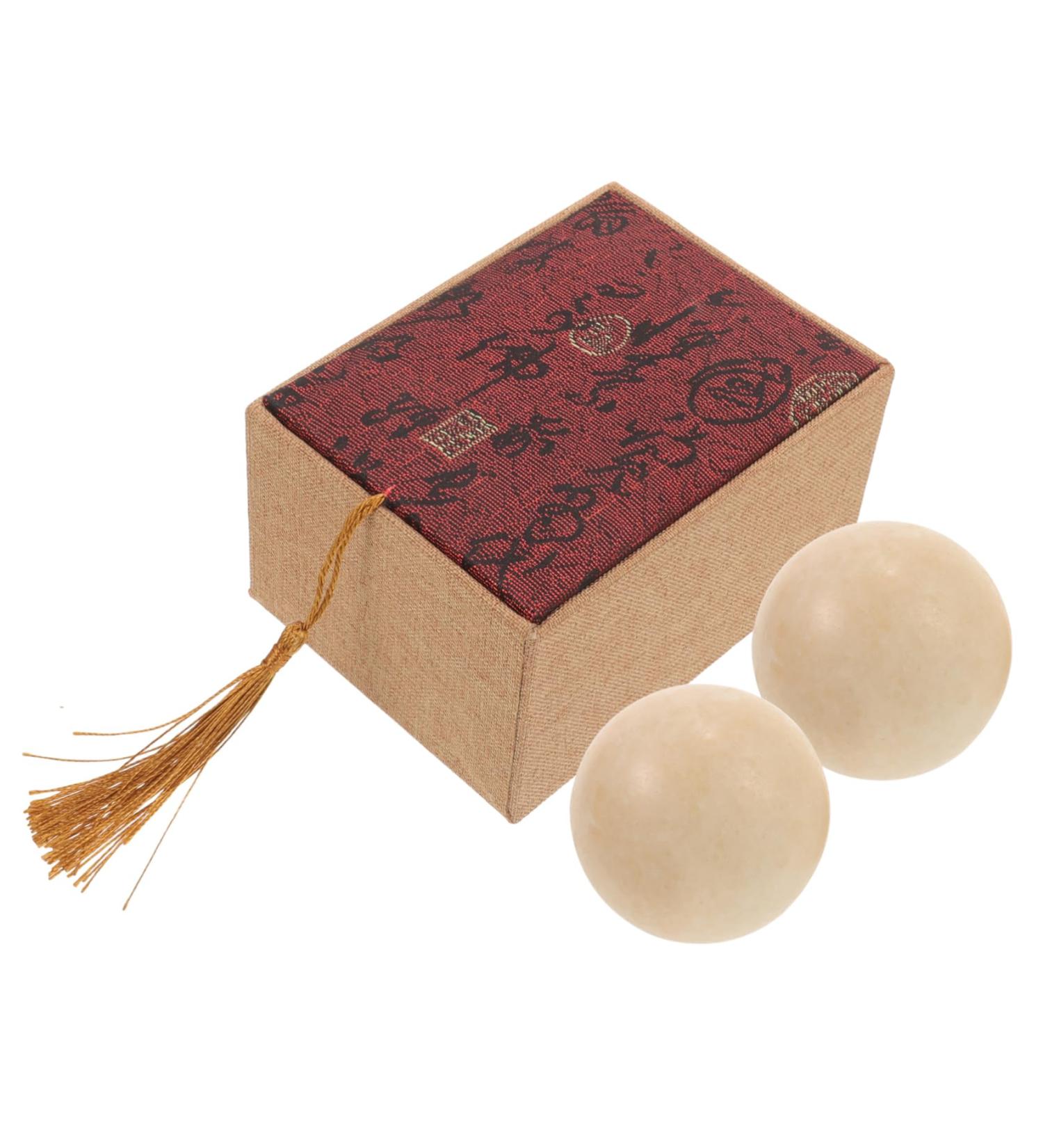 Buy Minkissy Jade Fitness Handball Set | Meditation & Massage Balls for Relaxation & Outdoor Use - Buy Online on GoSupps.com