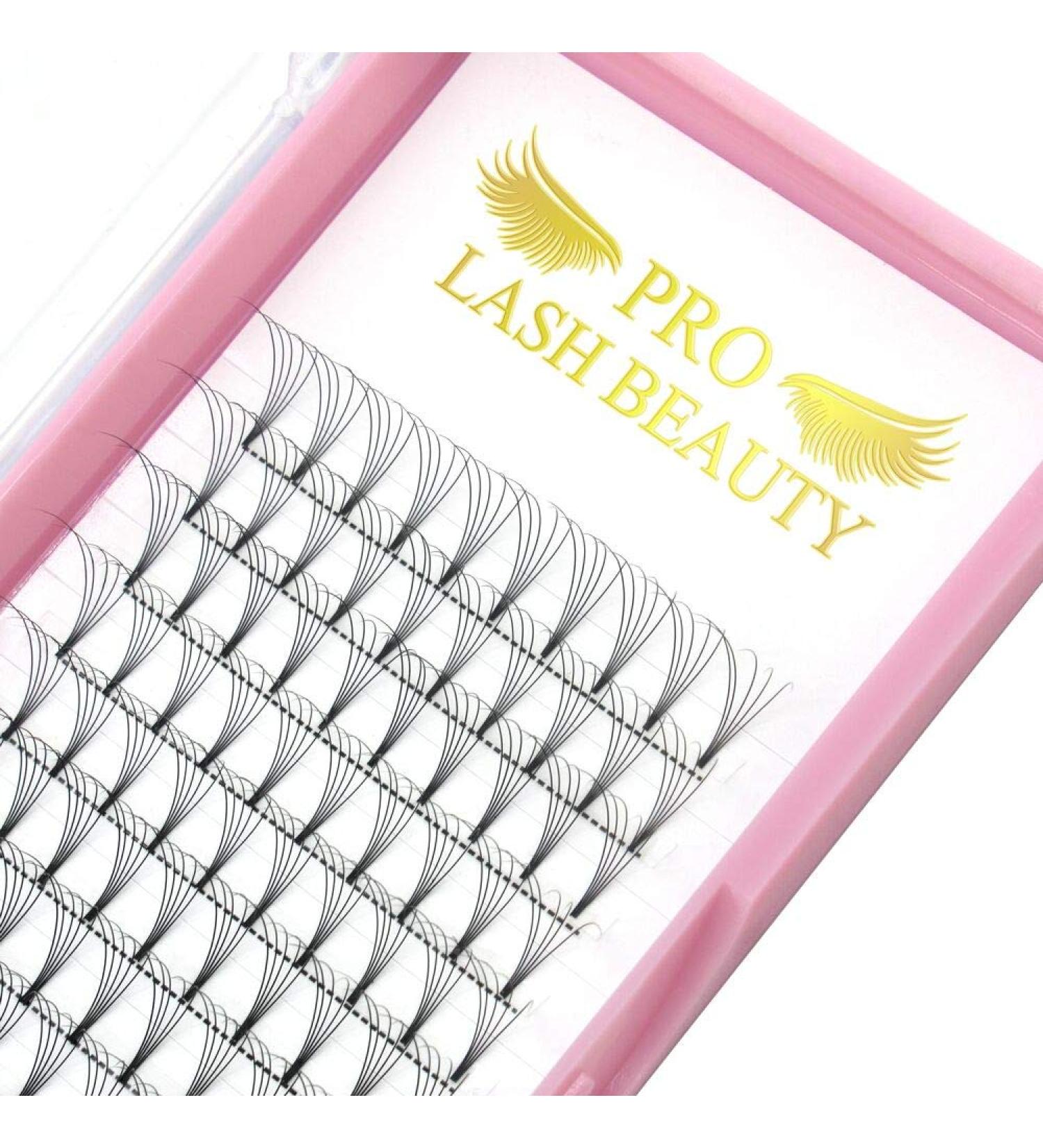 5D-C-0.07-12mm Pre Made Fan Eyelash Extensions - Short Stem Russian Volume Lashes - 12mm 5D-C-0.07 - Buy Online on GoSupps.com