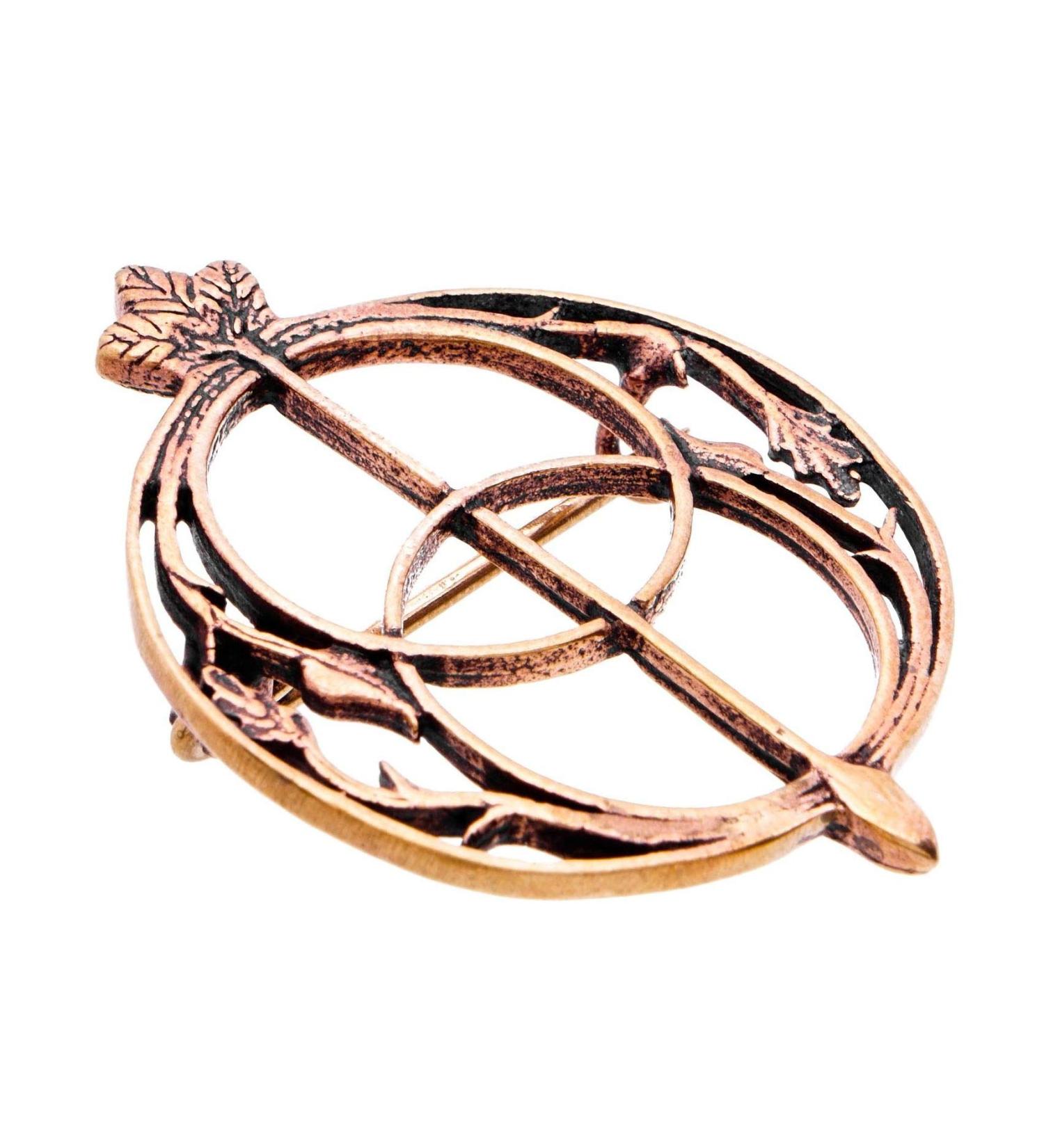 WINDALF Irish Celtic Brooch - AVALON 3.2 cm Vintage Jewelry with Celtic Spirals | International Shipping Available - Buy Online on GoSupps.com