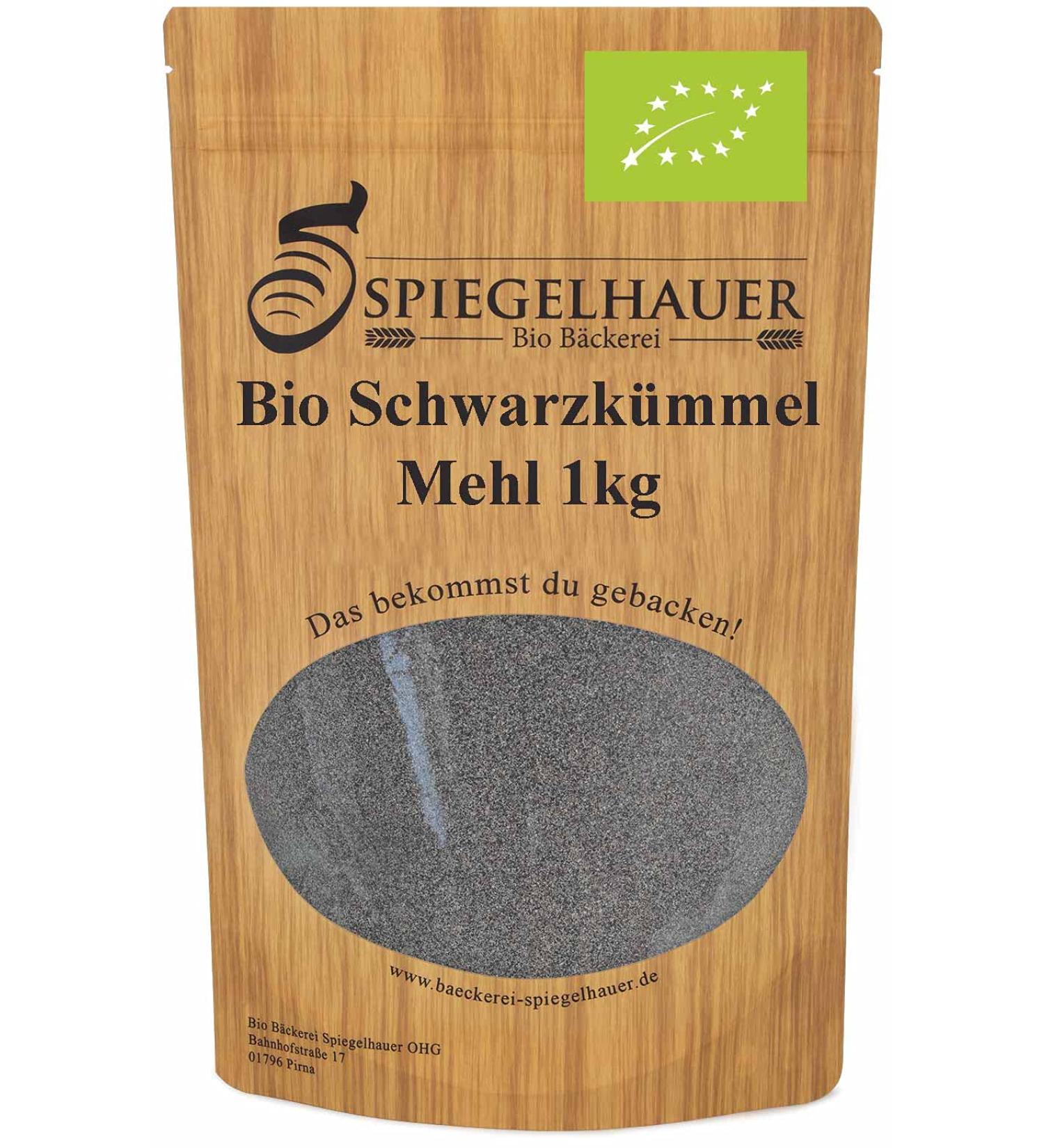 Organic black cumin flour 1 kg vegan Black cumin finely ground for seasoning and refining