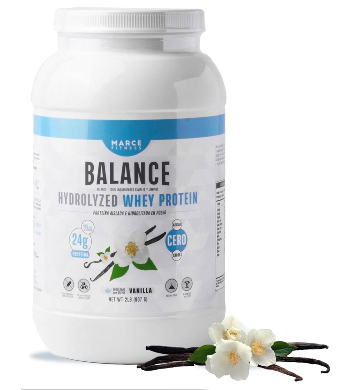 Hydrolyzed Whey Protein by MarceFitness - Vanilla Flavor 2 lb | Premium Quality Protein Supplement for Muscle Growth & Recovery - Buy Online on GoSupps.com