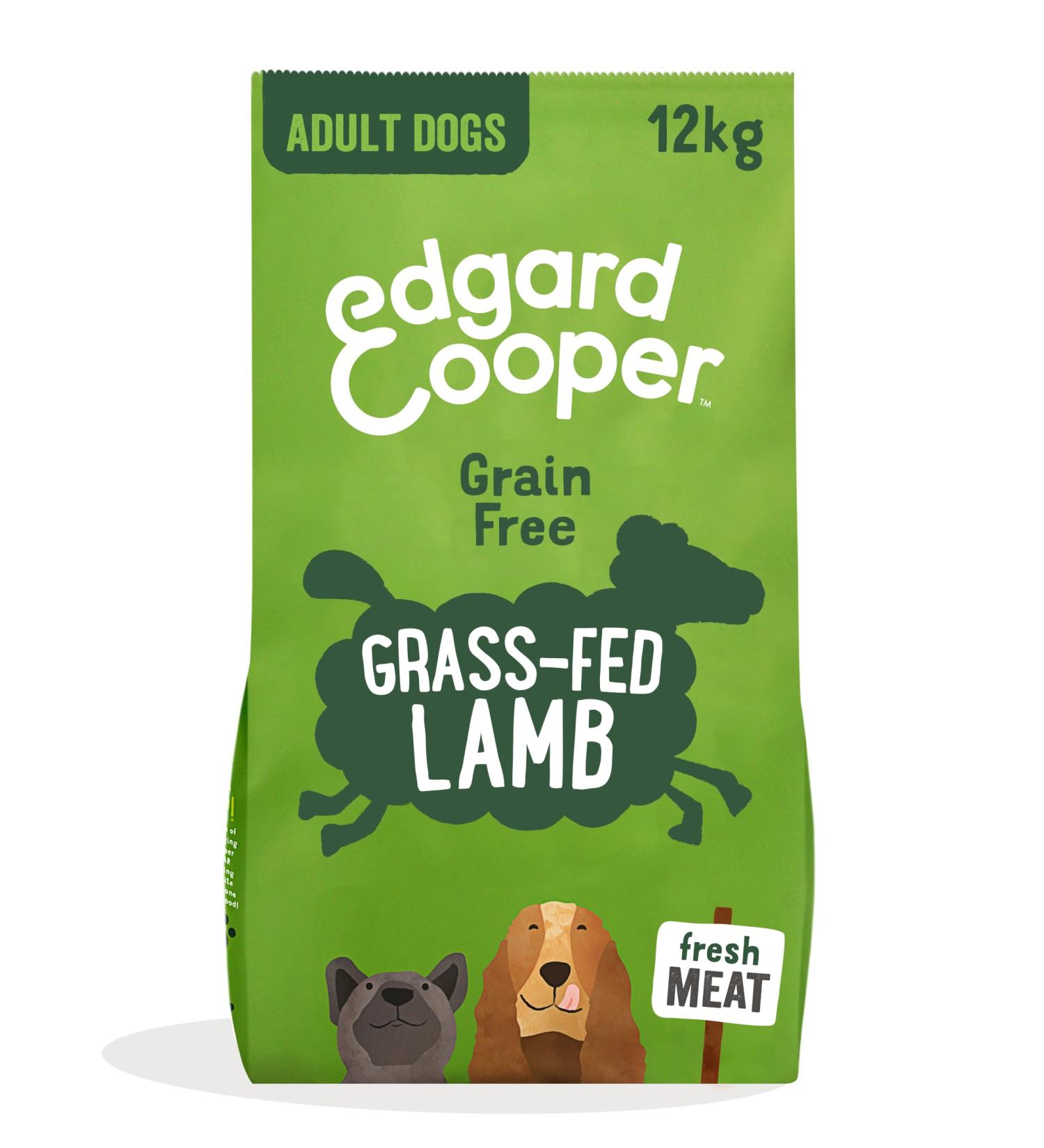 Edgard & Cooper Dog Food (Fresh Lamb 12kg) Grain Free Fresh Meat & Quality Protein Real Ingredients for Dogs Hypoallergenic No Added Sugars - Buy Online on GoSupps.com