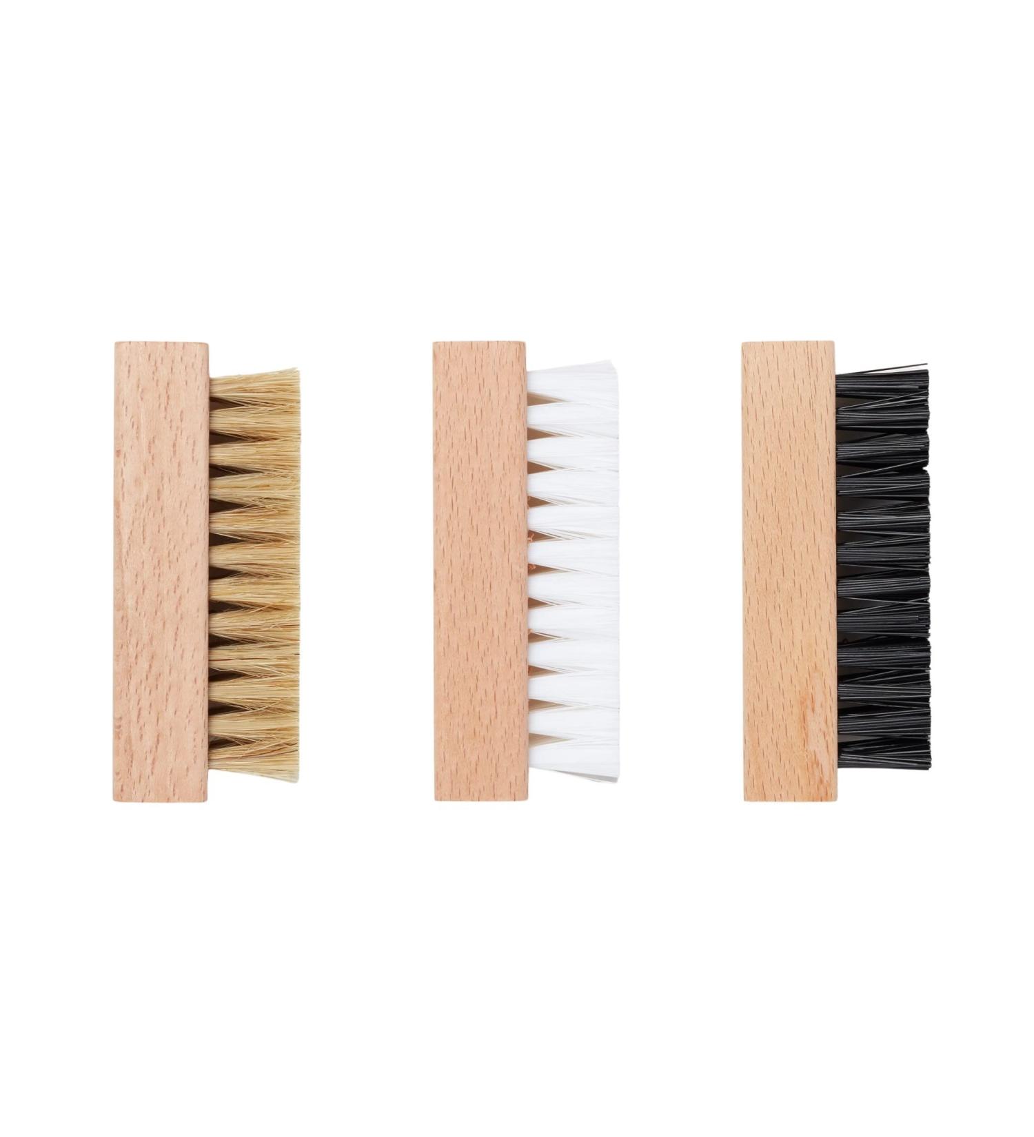 Reshoevn8r Sneaker Shoe Cleaner 3 Brush Set - Soft, Medium, Stiff - Suede, Leather, Mesh - 3 Brush Pack - Buy Online on GoSupps.com