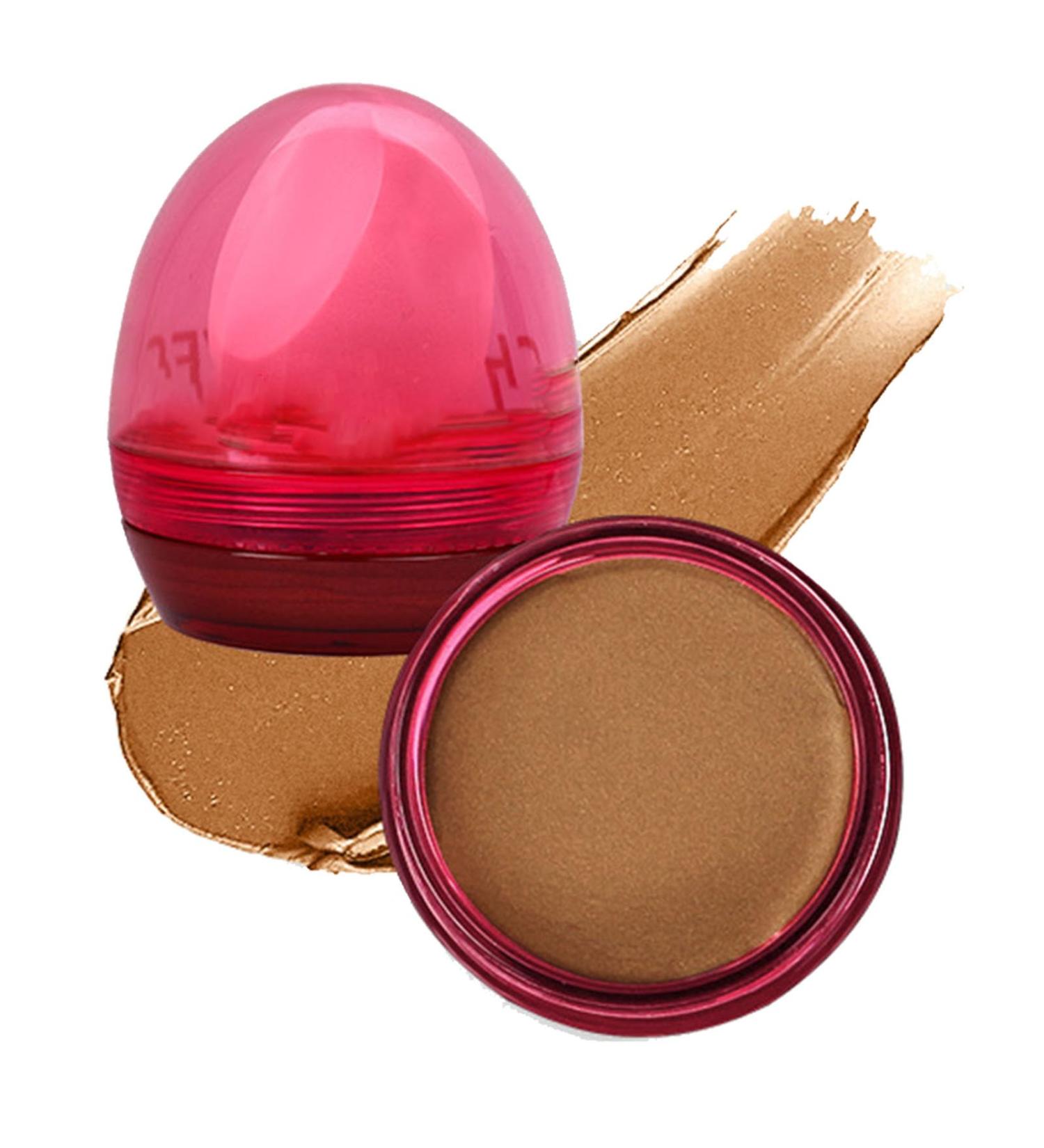 Blush Makeup Long-Lasting Blushing Cream for Natural Makeup | Products Teen Girls Cosmetics for Home Shopping Gathering Dating Traveling Working Huyath 02# Golden Brown - Buy Online on GoSupps.com