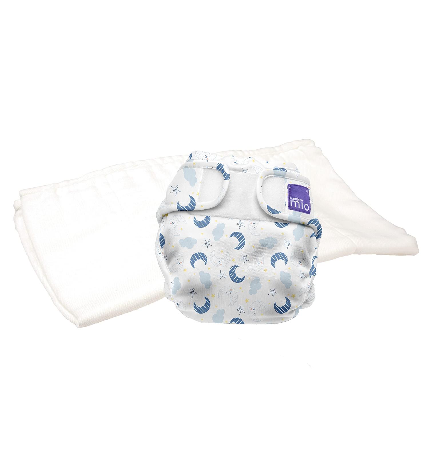 Bambino Mio Mioduo Two-Piece Reusable Eco Chemical Free Nappy - Magical Moon Size 1 (9kgs) - Buy Online on GoSupps.com