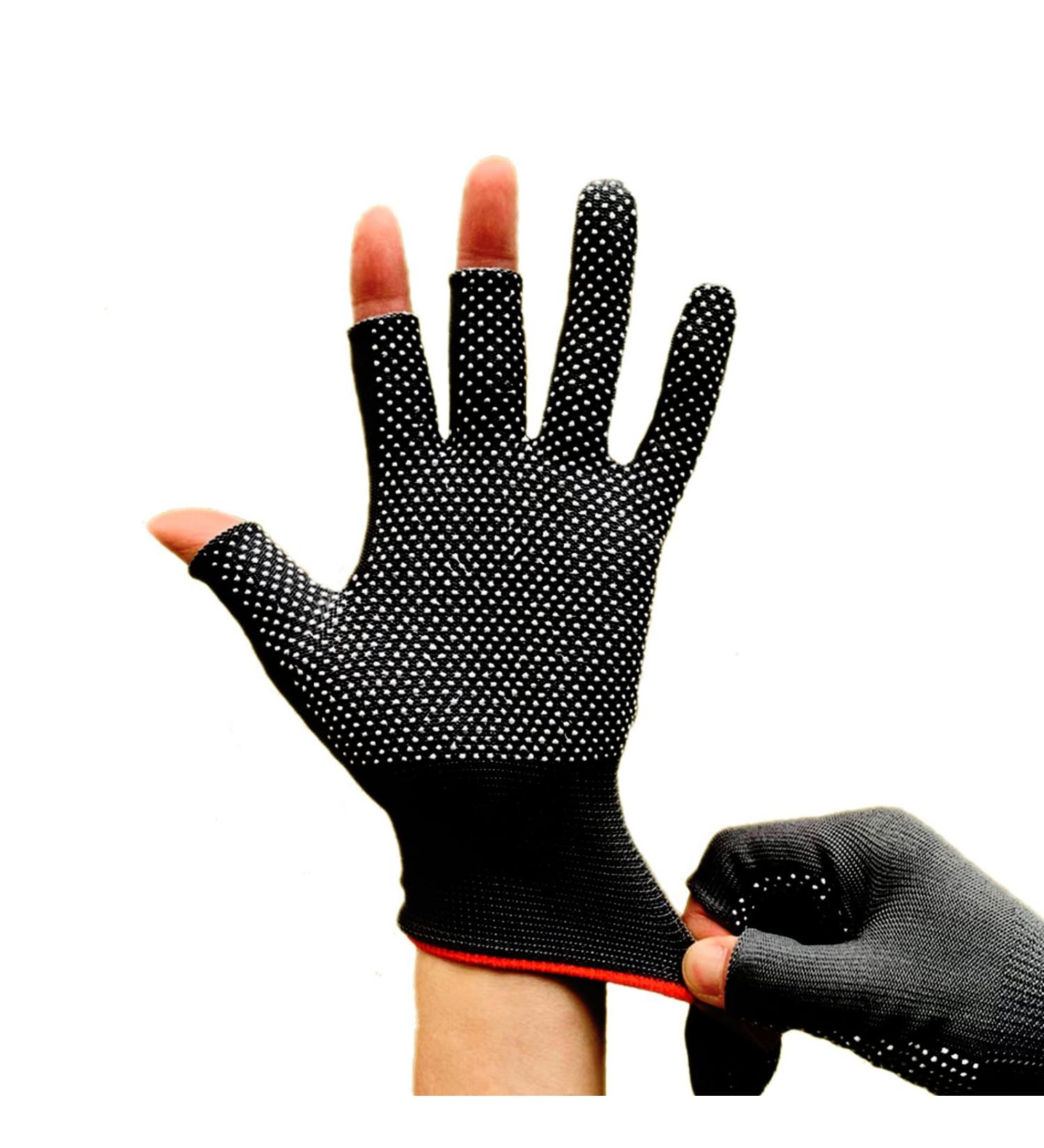 Seminismar Fishing & Hunting Gloves - Ideal Gift for Anglers & Photographers | Durable Black Sailing Gloves for Men - Buy Online on GoSupps.com