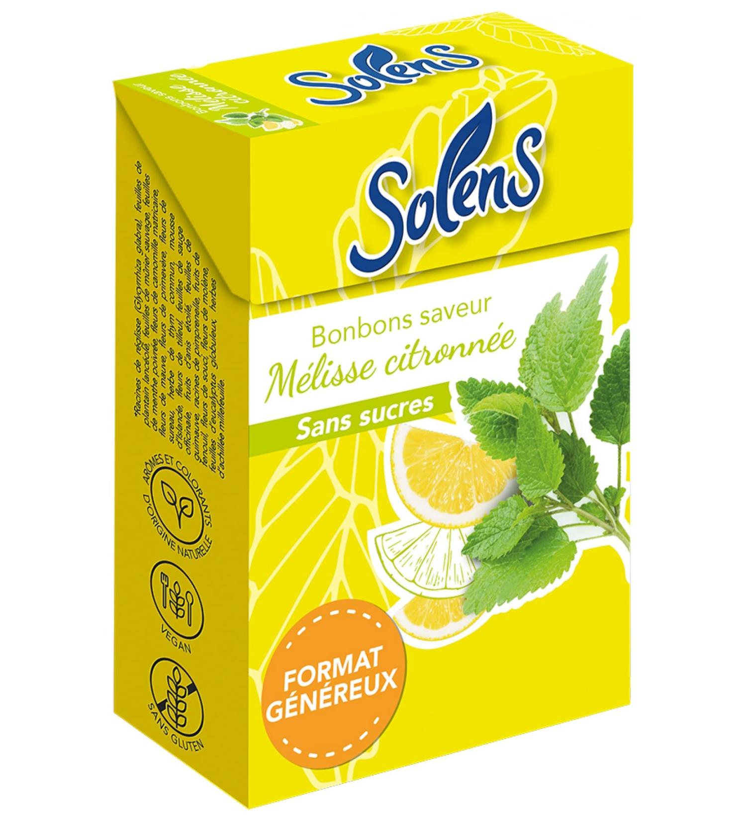 Solens Bonbons Sans Sucres Saveur M lisse Citronn e 66 g