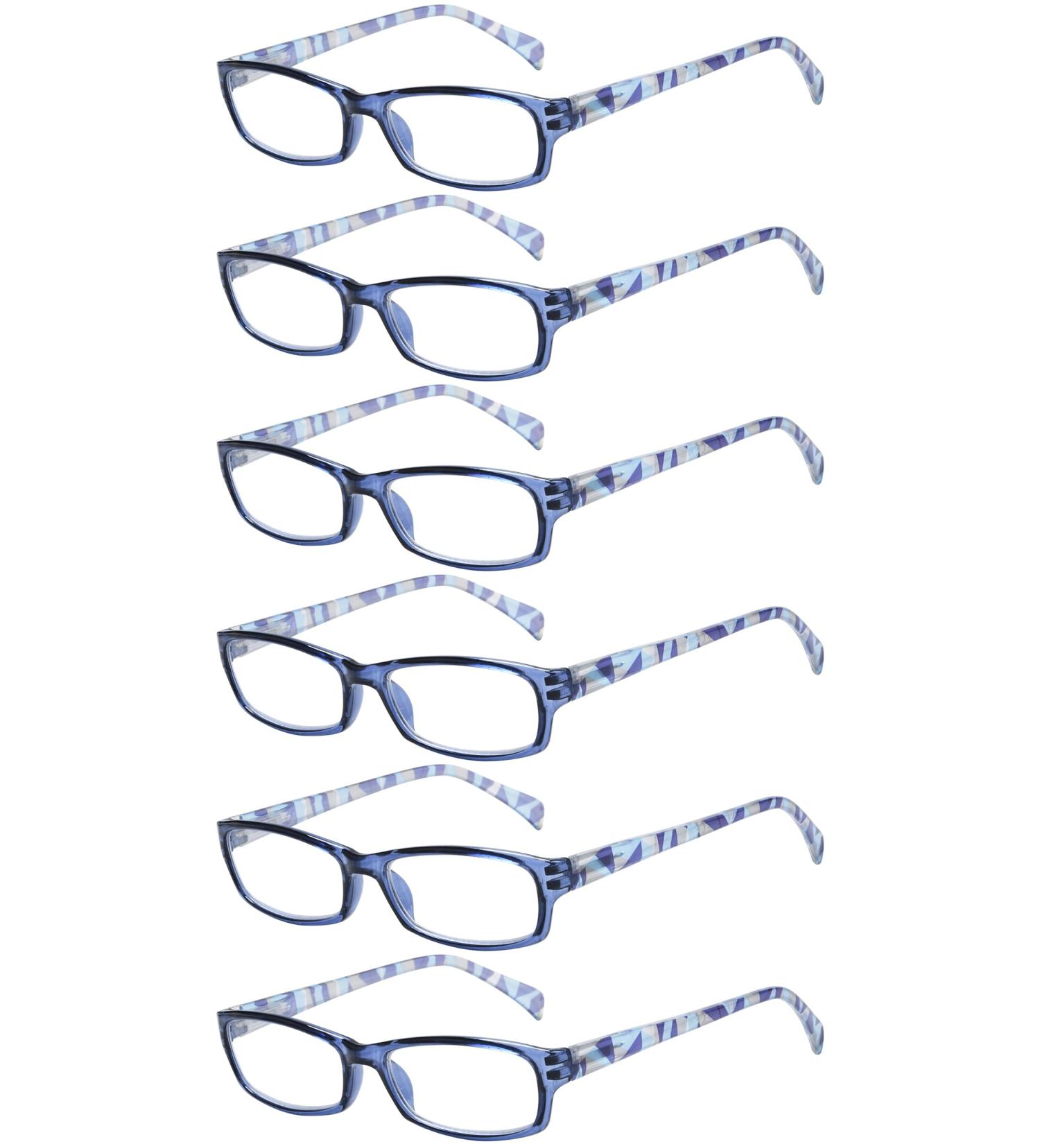 Shop Eyekepper 6 Pack Stylish Women s Reading Glasses - Spring Hinge Reading Aids for Ultimate Comfort - Buy Online on GoSupps.com
