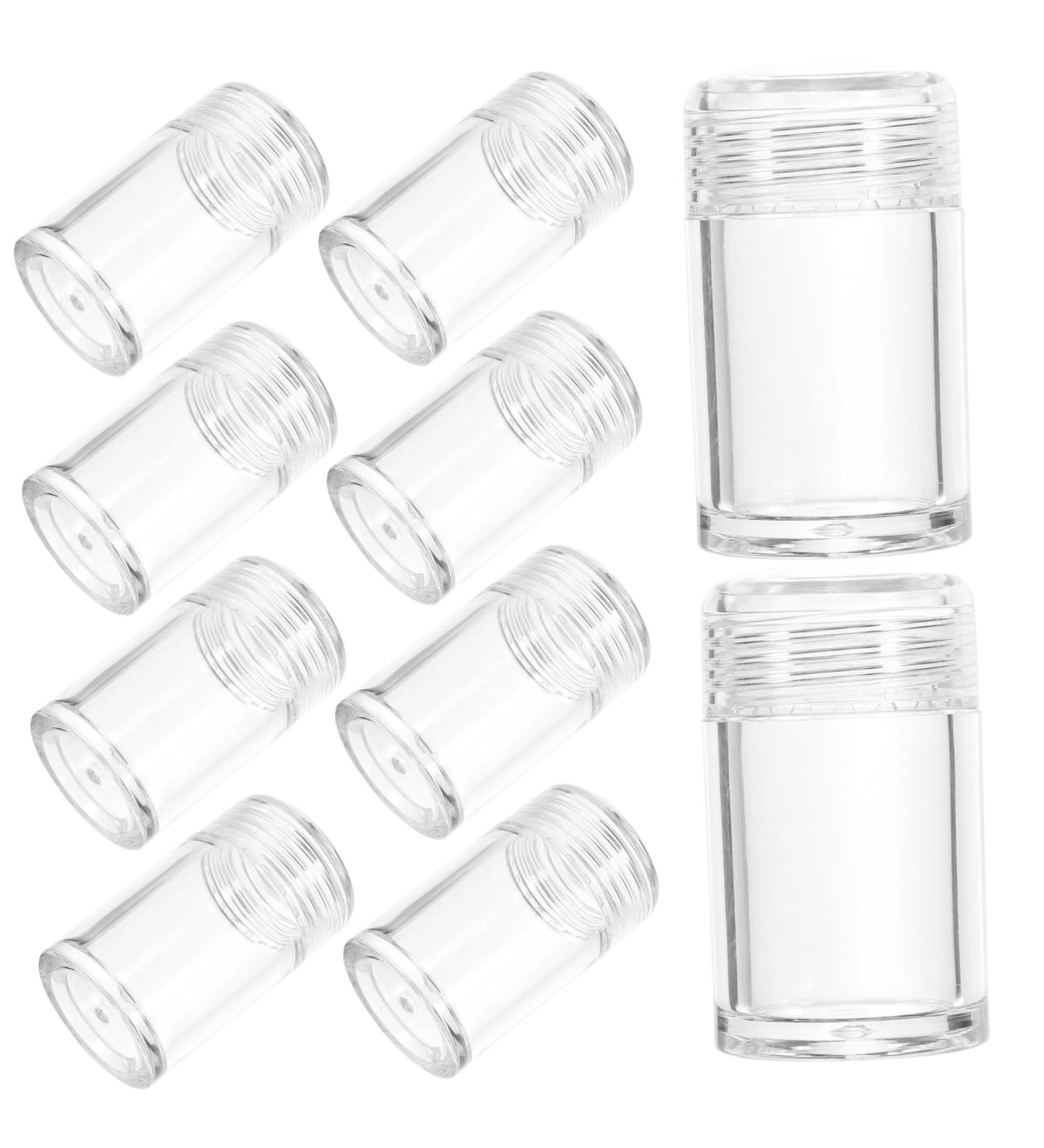 FOMIYES 12pcs Boxes Loose Clear Cases Holesml with Powder Empty Containers Body Sifter Cosmetic Cosmetics - Buy Online on GoSupps.com