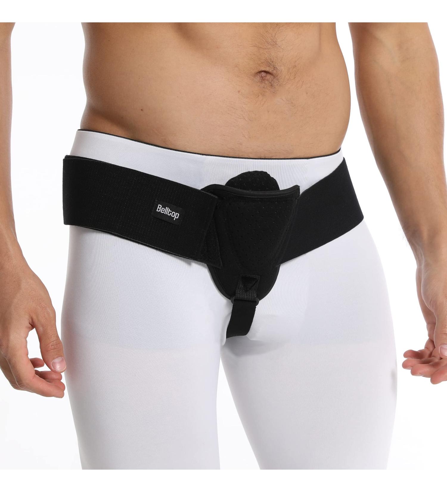 Inguinal Hernia Support Belt Truss for Men and Women - L/XL Size 44-55 Hip - Lower Hernia Support - Post-Surgical Girdle - Buy Online on GoSupps.com