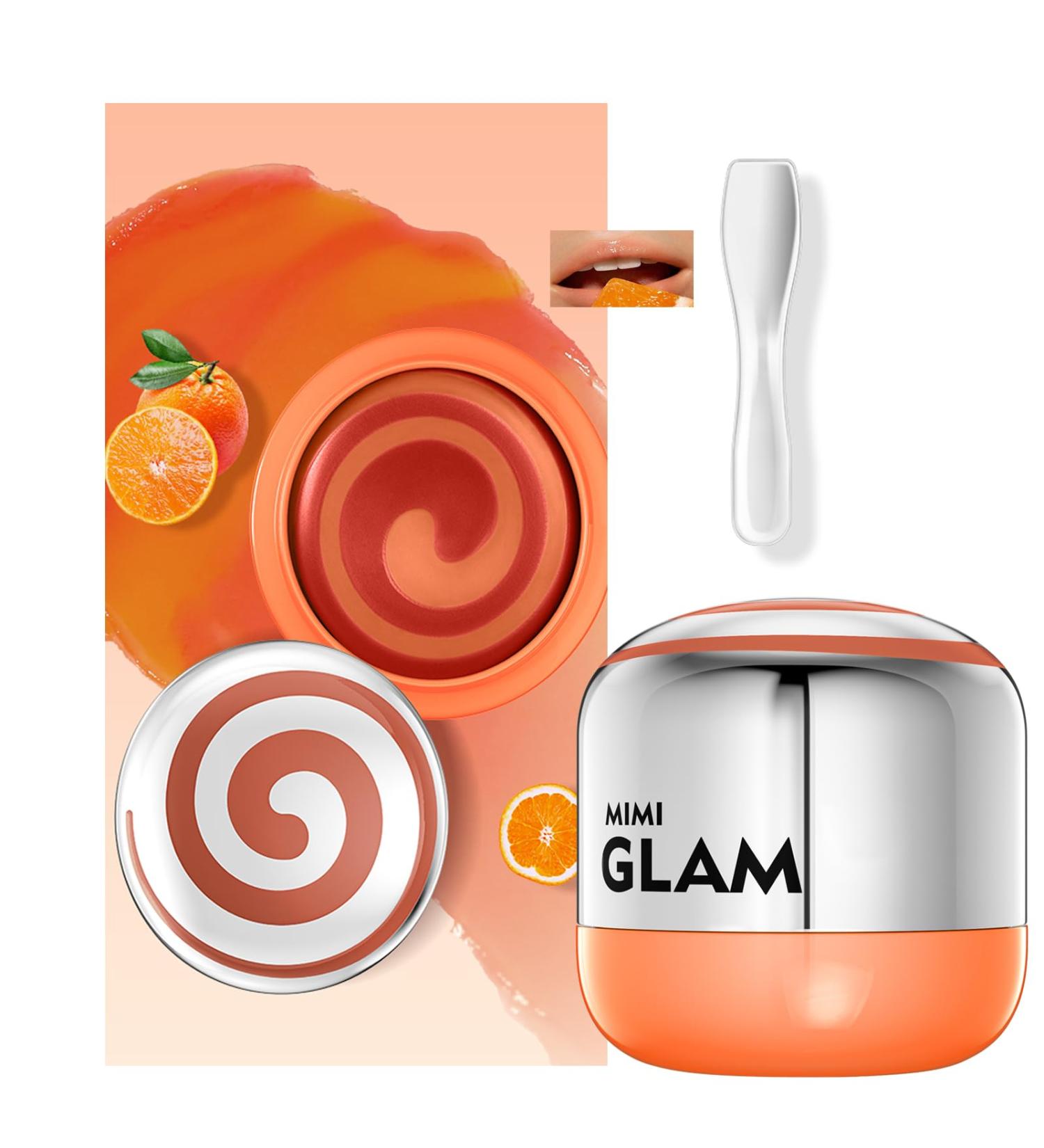 Moisturizing Lip Mask Fruit Colored Two-tone Lip Balm with Orange Extract Long Lasting Nourishing & Hydration Lip Mask with Remove Fine Lines Enhance Lip Elasticity (#05 Orange Radiance) #05 Orange Radiance 0.4 Ounce - Buy Online on GoSupps.com