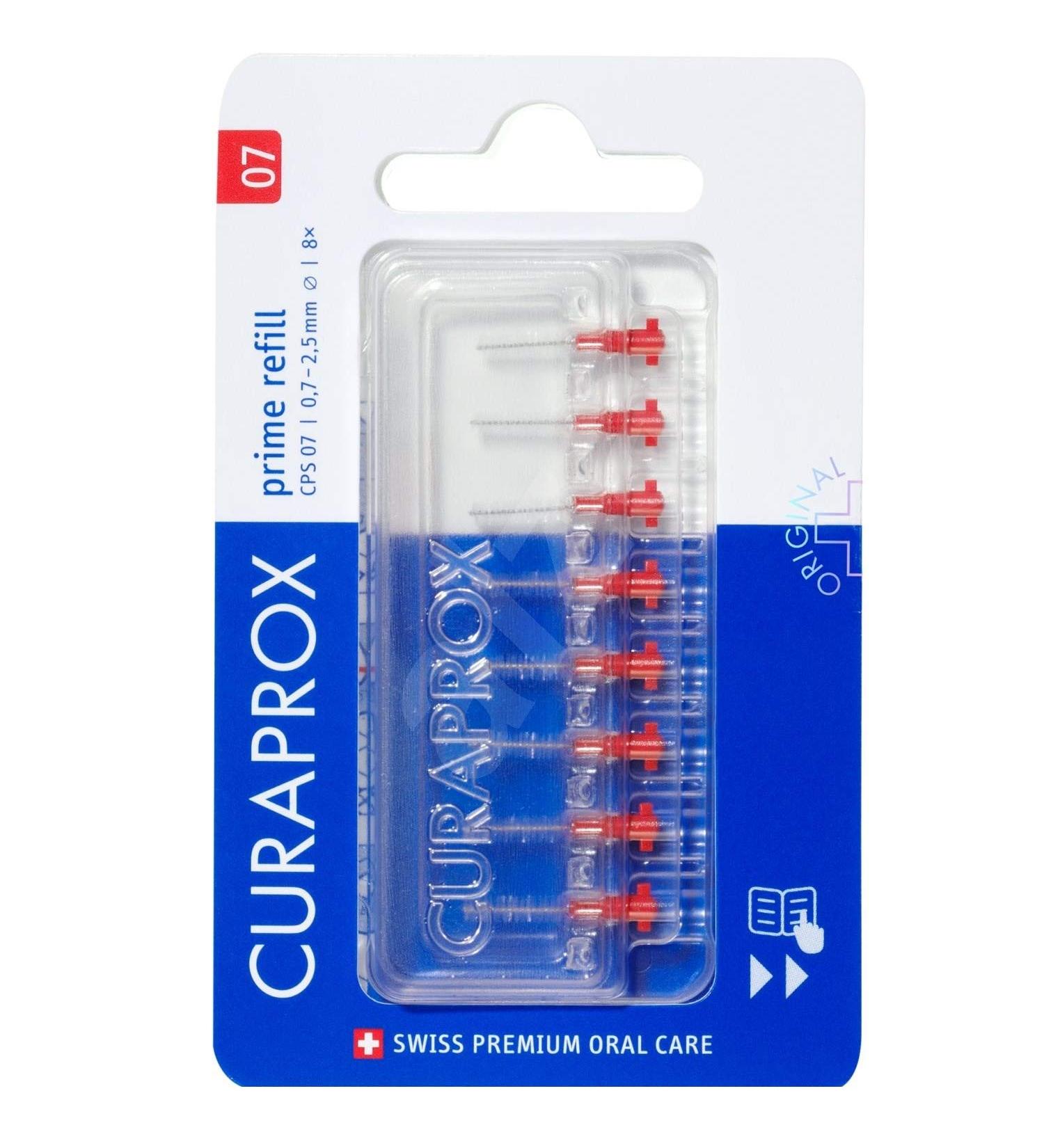 Buy Curaprox CPS 07 Prime Red - Premium Interdental Brushes for Optimal Oral Hygiene | Fast International Shipping - Buy Online on GoSupps.com