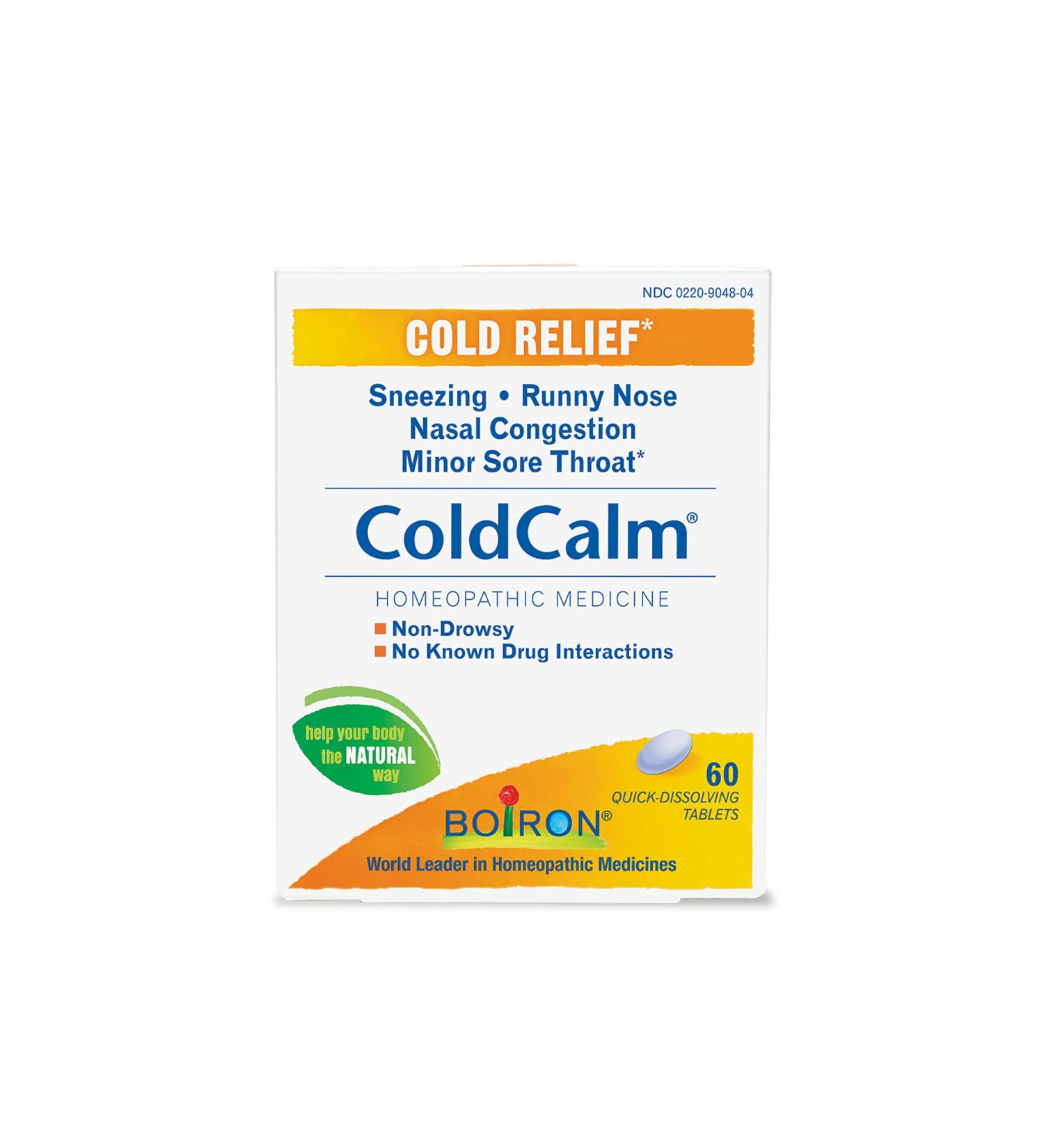 Boiron Coldcalm Quick-Dissolving Tablets 60 Tablets (Value Pack of 2)