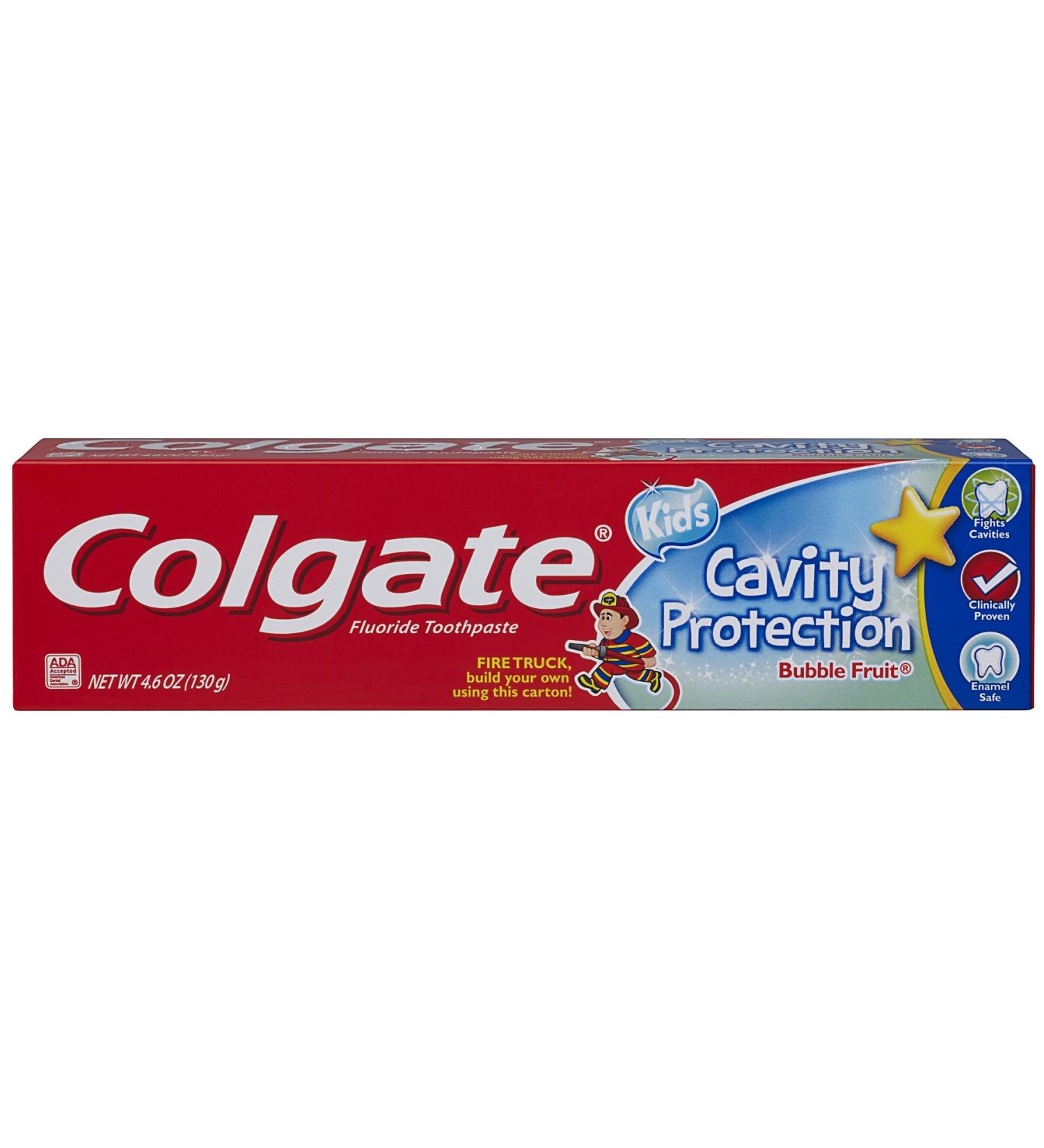 Colgate Kids Toothpaste - Cavity Protection Bubble Fruit Flavor 4.6 oz - Ideal for Children s Dental Care - Buy Online on GoSupps.com