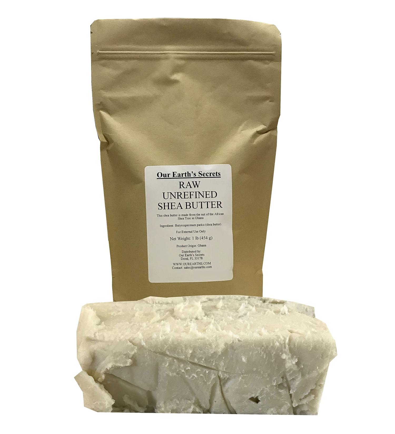 Organic Ivory Raw Unrefined Shea Butter 1lb - Premium Grade - Buy Online on GoSupps.com