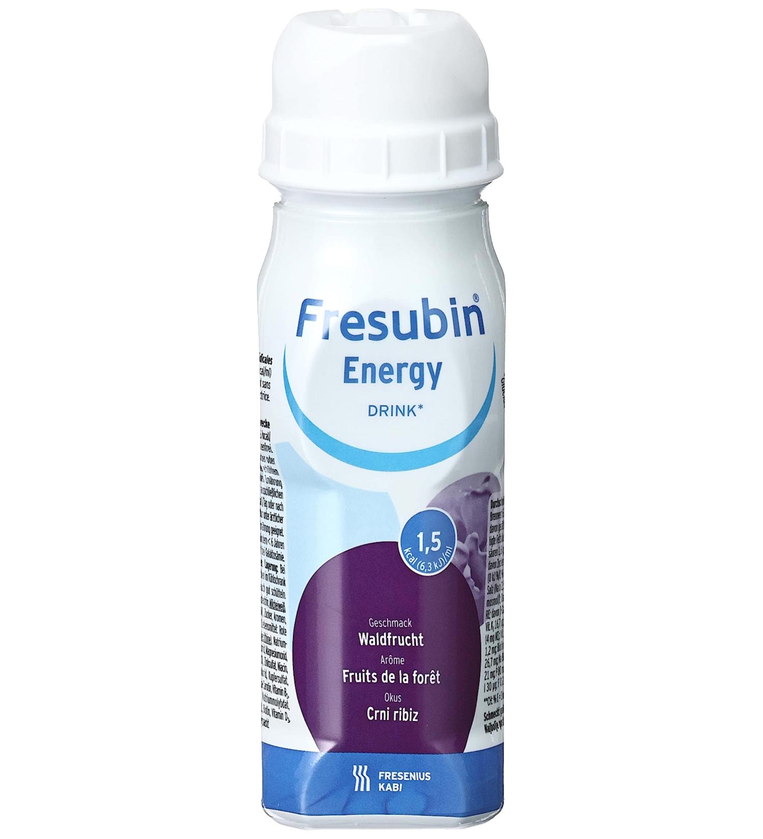Fresenius Kabi Fresubin Energy Drink - Forest Fruit 200 ml Bottles (24 Pack) | Boost Your Energy Worldwide - Buy Online on GoSupps.com