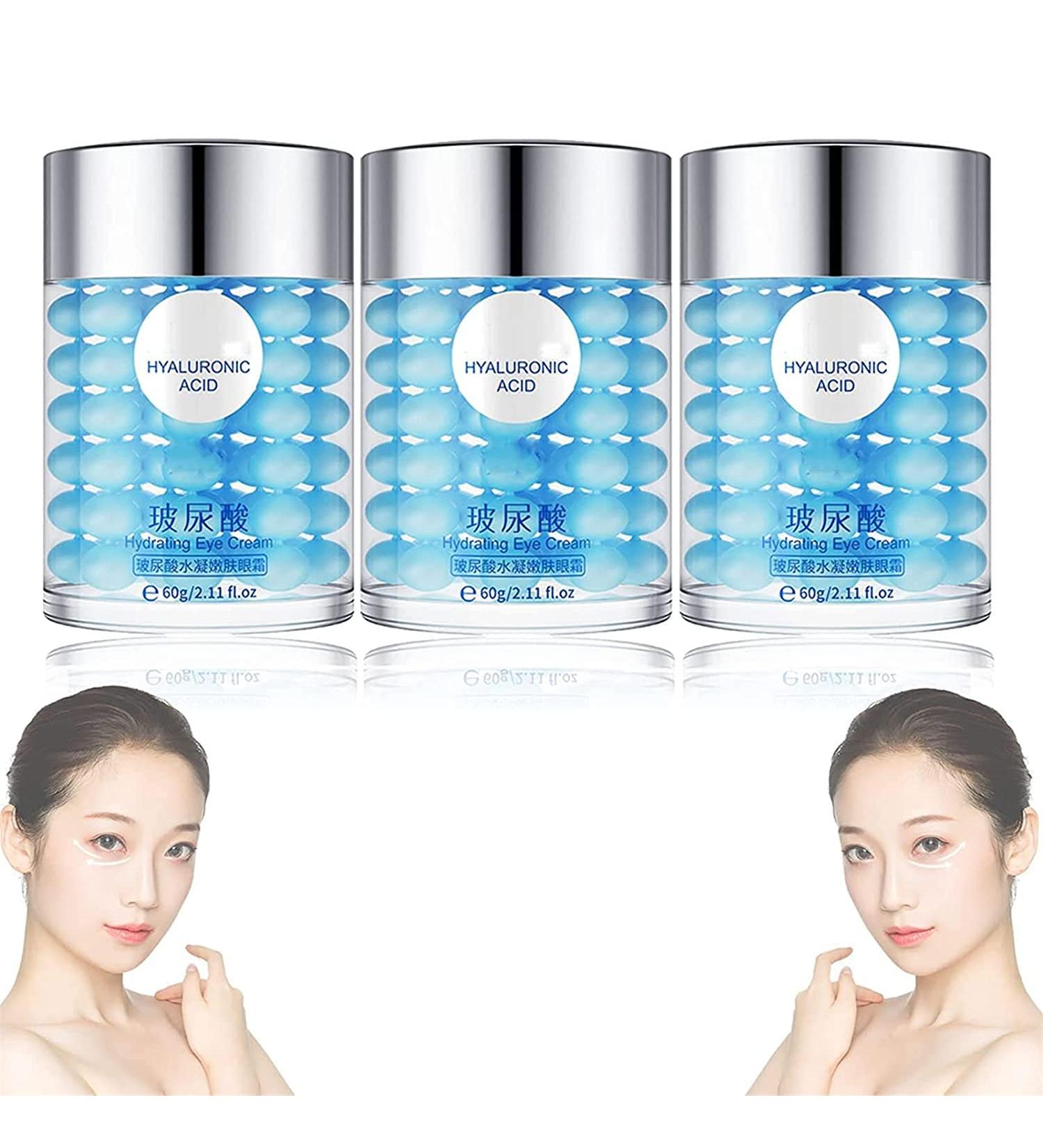 HA YouthRestore Lot de 3 cr mes contour des yeux l'acide hyaluronique cr me contour des yeux peptide venin anti-rides pour r duire les poches sous les yeux les rides les cernes - Buy Online on GoSupps.com