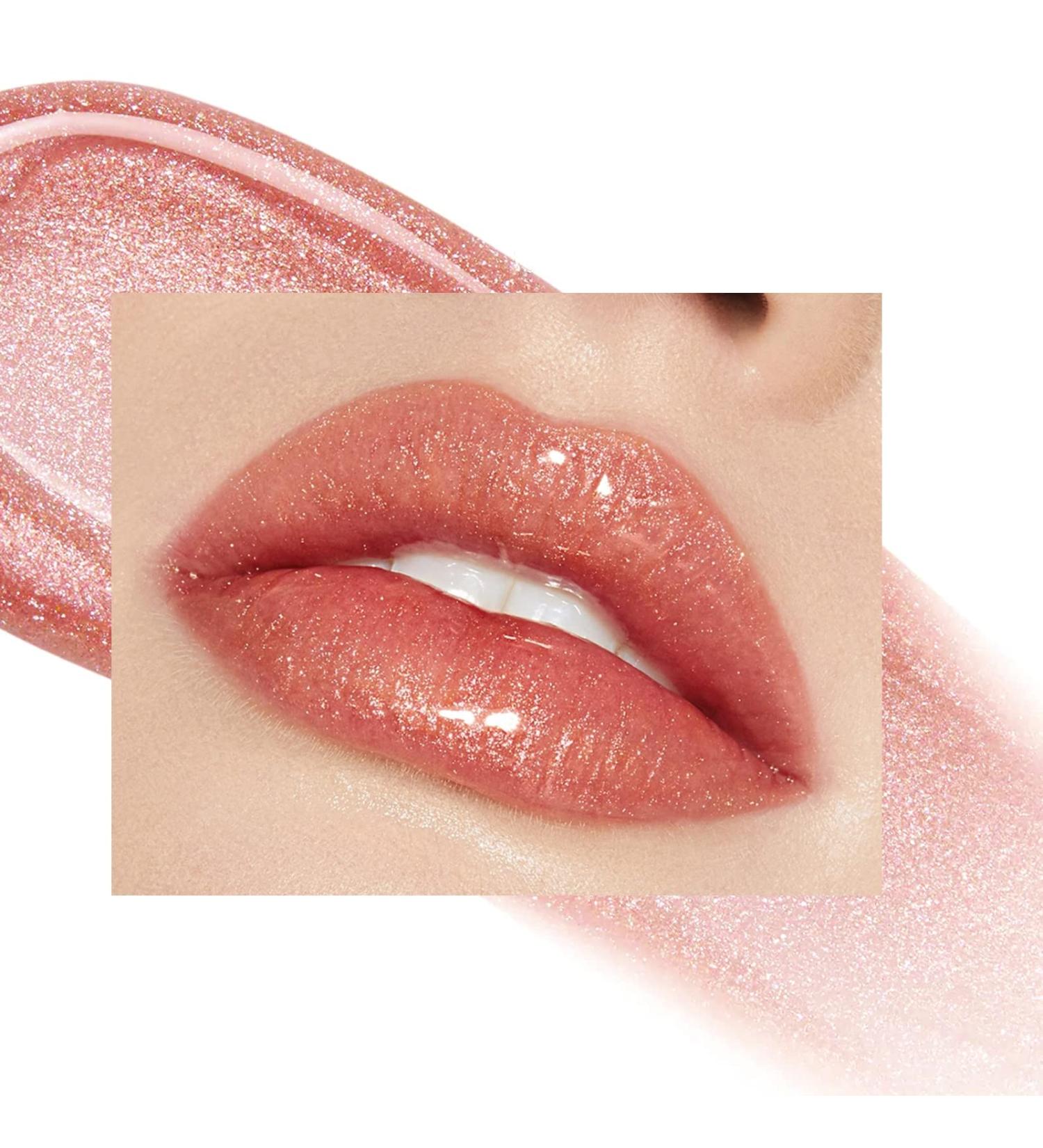 MIESCHER Colored Moisturizing Lip Gloss - Honey Lip Essence for Lasting Tint & Hydrating Shine - Grapefruit Flavored Lip Oil - Buy Online on GoSupps.com