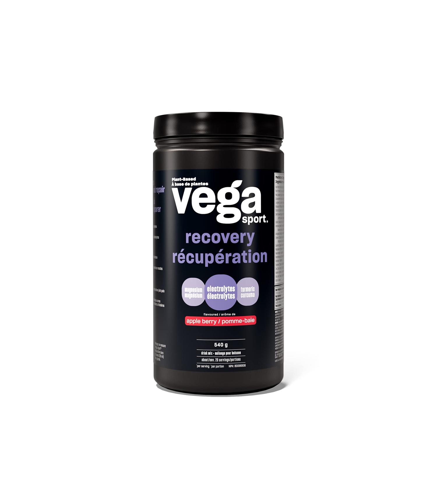 Vega Sport Post-Workout Recovery Accelerator Apple Berry (20 Servings) Vegan Non Dairy Gluten Free BCAAs 540g (Packaging May Vary) Apple Berry 20 Servings (Pack of 1) - Buy Online on GoSupps.com