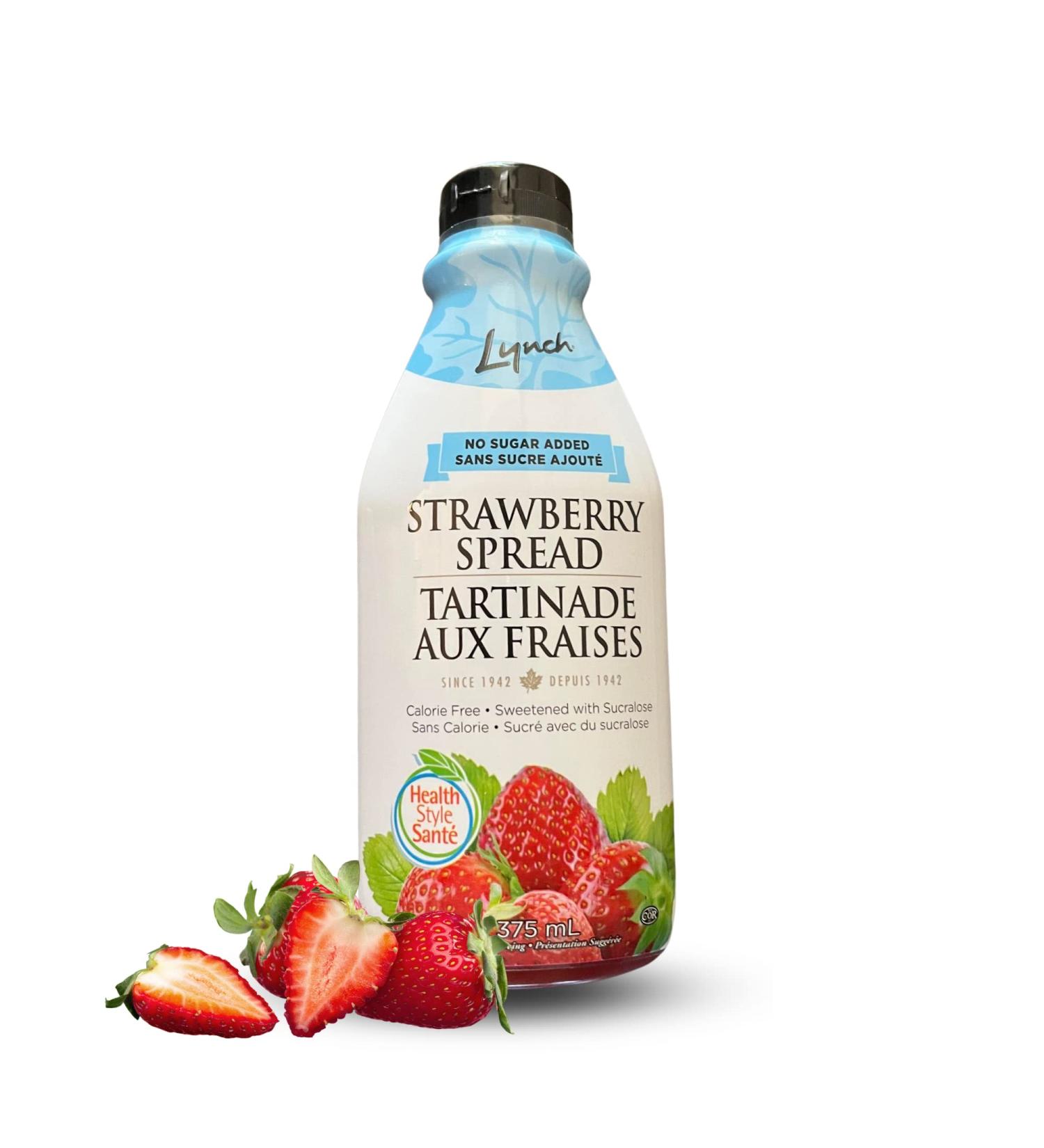 Lynch No Sugar Added Strawberry Spread - 375ml