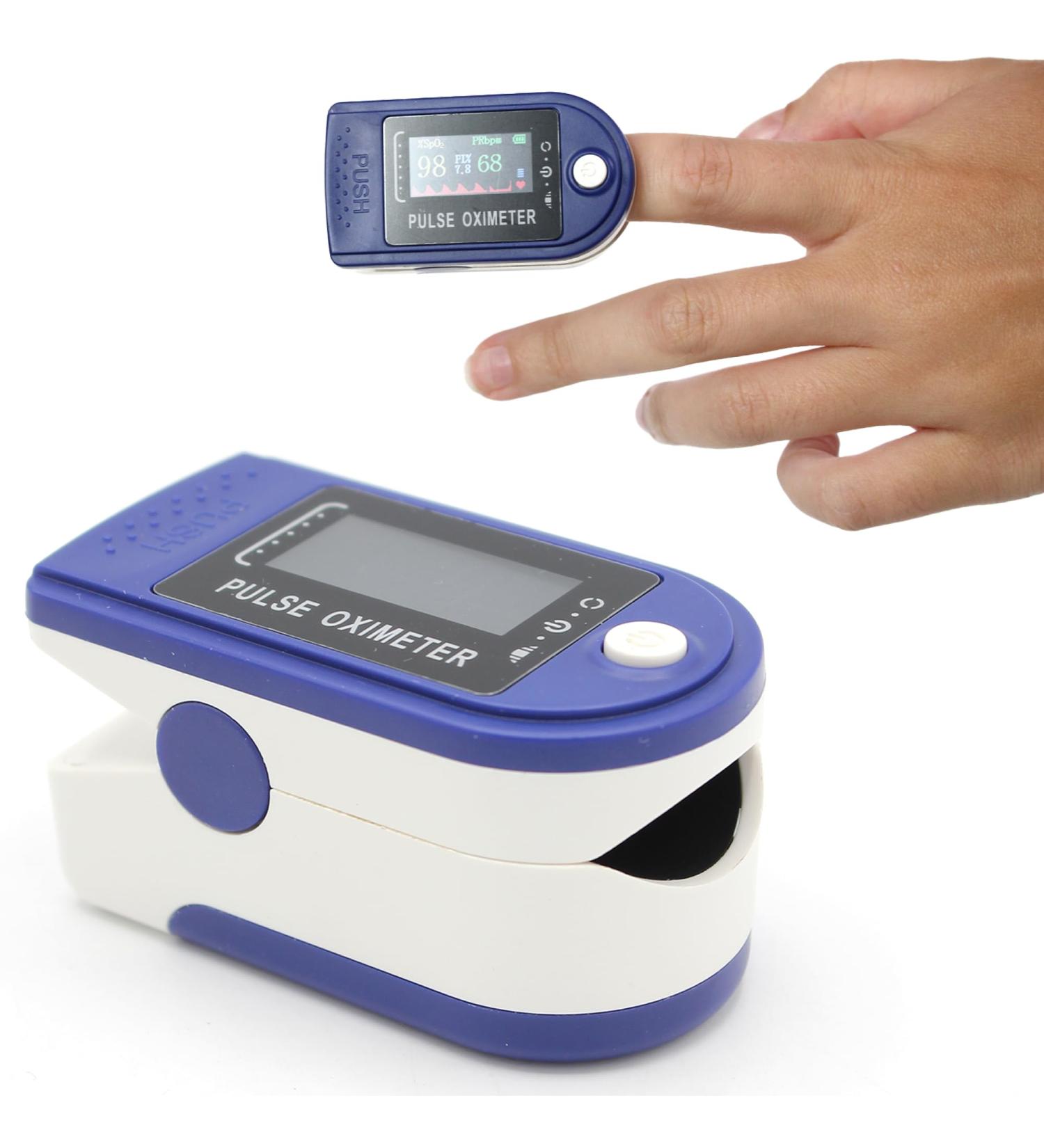 Buy Fishtec Oximeter with LCD Display | Pulse & Oxygen Saturation Monitor | Rotatable Design & Battery Stand | Fast International Shipping - Buy Online on GoSupps.com